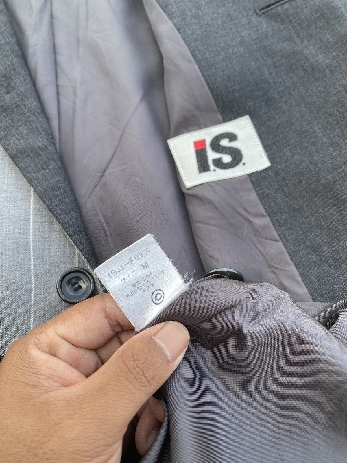 Issey Miyake Rare Vintage Issey Miyake Hybrid Patchwork Blazer Jacket Size 34R - 17 Thumbnail