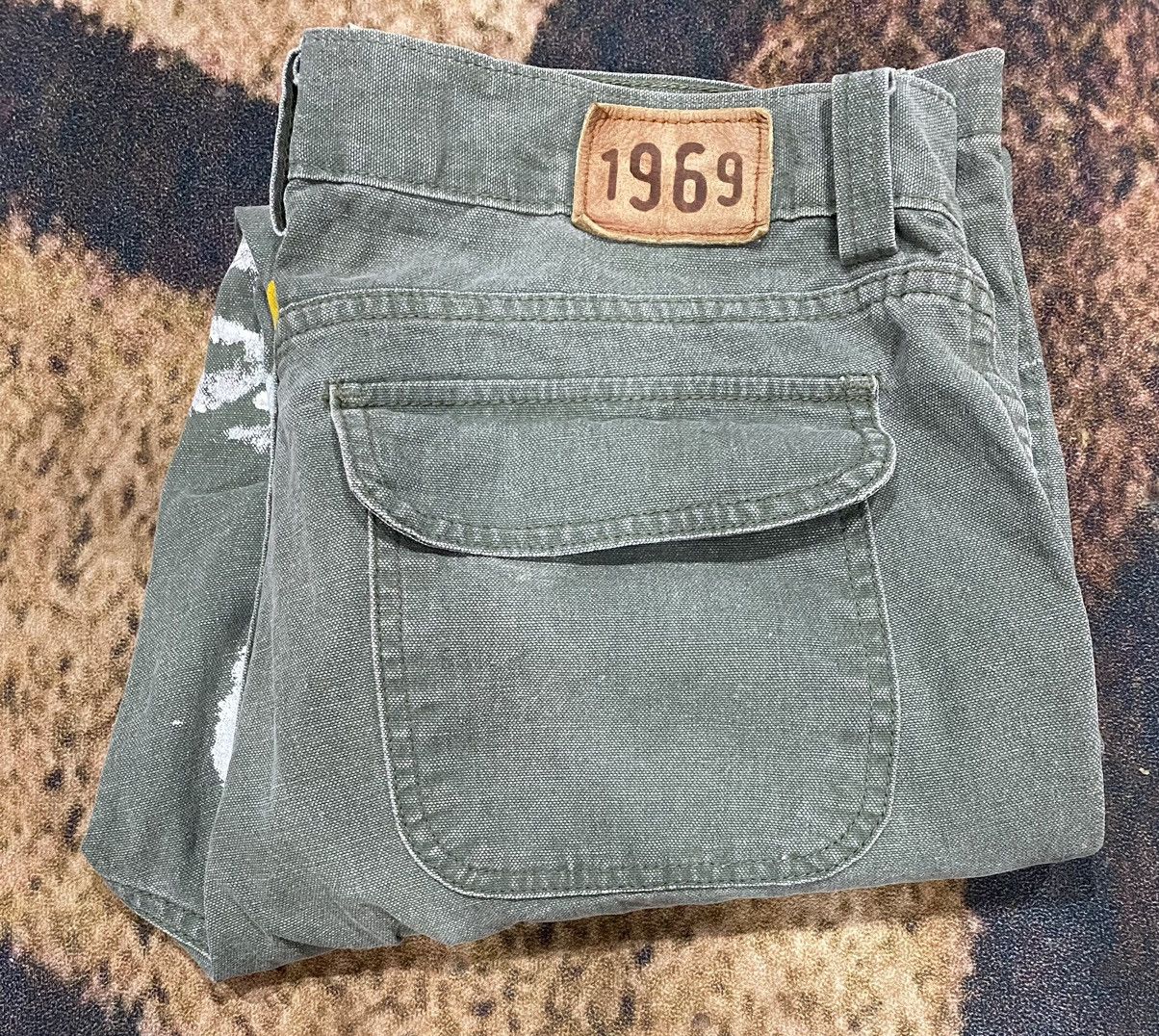 Gap Gap X Army Art Design Cotton Pant W35” Size US 35 - 23 Thumbnail