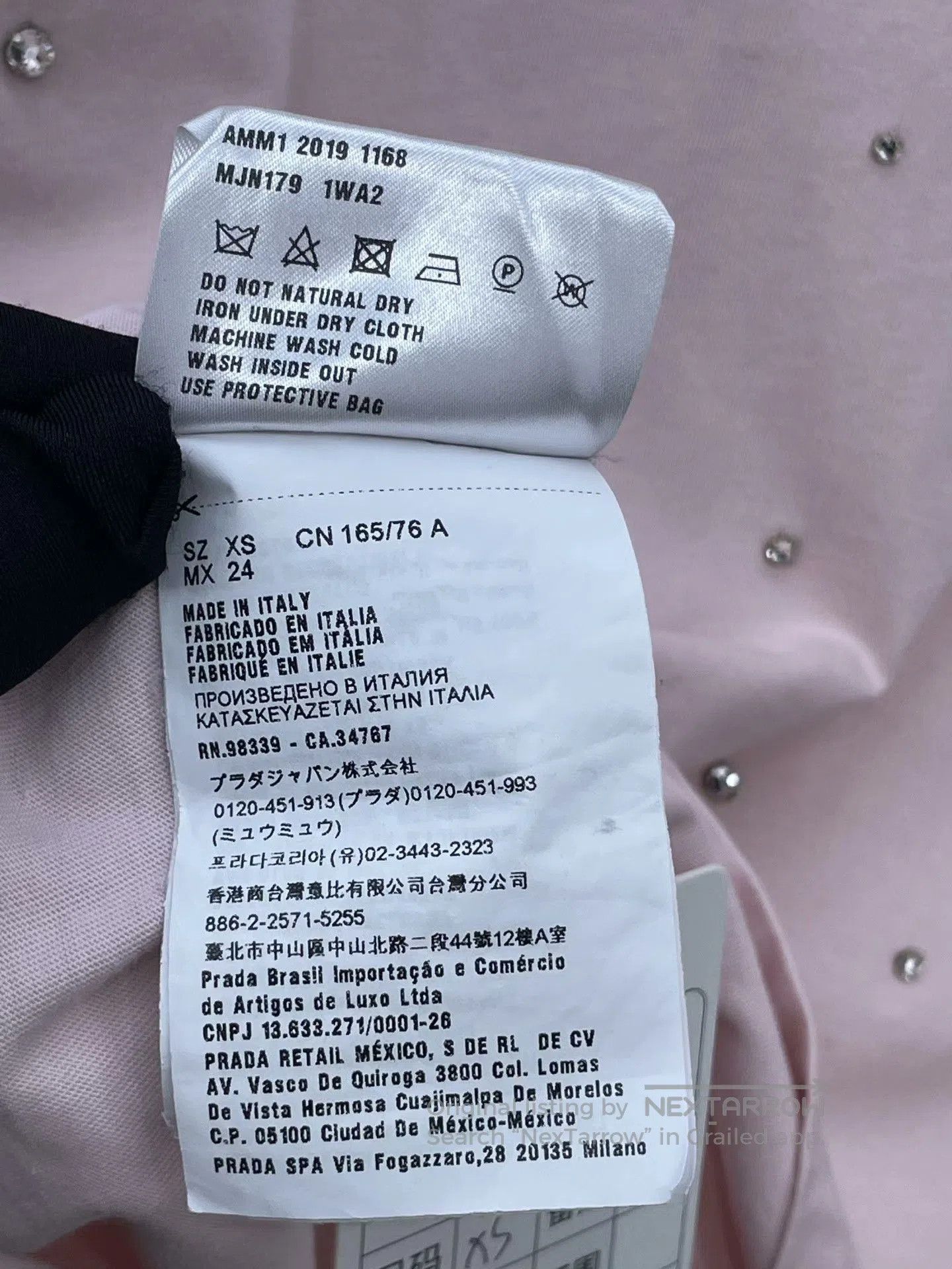 Miu Miu Miu Miu Pink Rhinestone Short. Size XS / US 0-2 / IT 36-38 - 7 Thumbnail