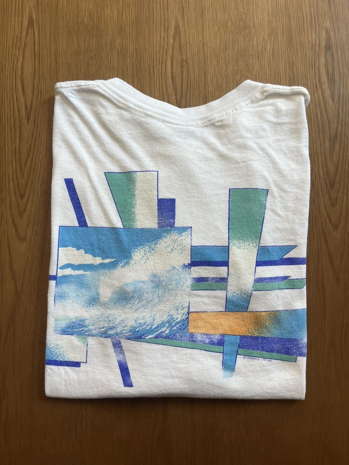 Vintage Vintage STUBBIES Art work Big Wave 1982’s Tshirt Size US L / EU 52-54 / 3 - 1 Thumbnail