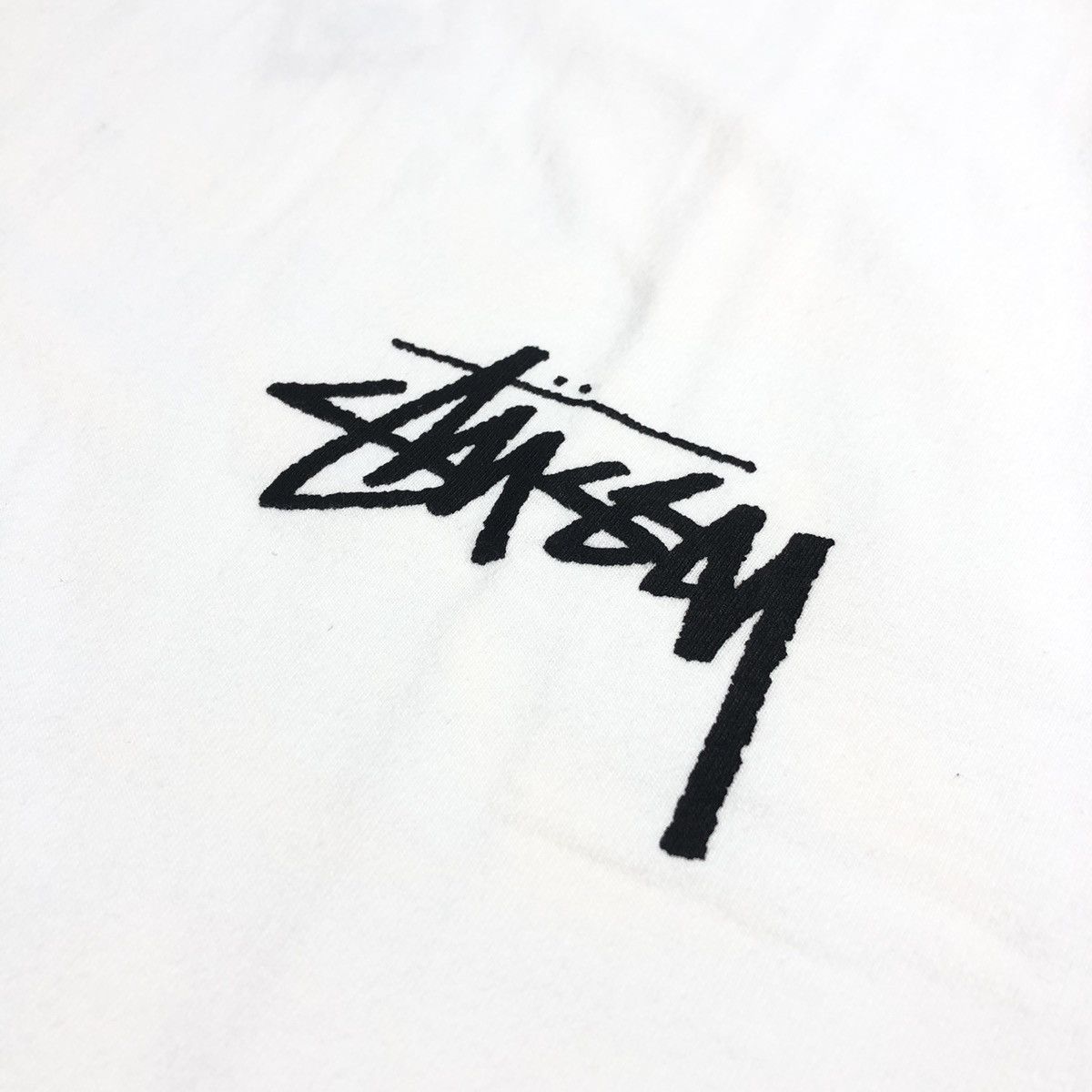 Stussy × Vintage Stussy Burning Stock Tee Size US M / EU 48-50 / 2 - 4 Thumbnail
