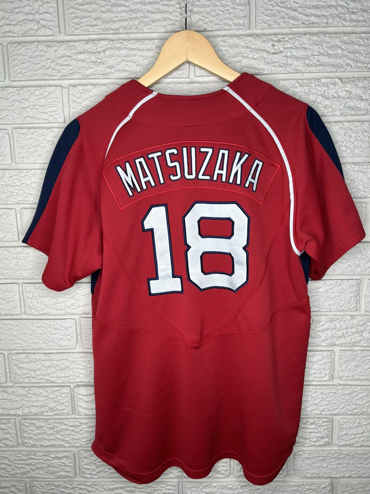 Nike Vintage Nike Boston Red Sox Matsuzaka Jersey Size US S / EU 44-46 / 1 - 7 Thumbnail