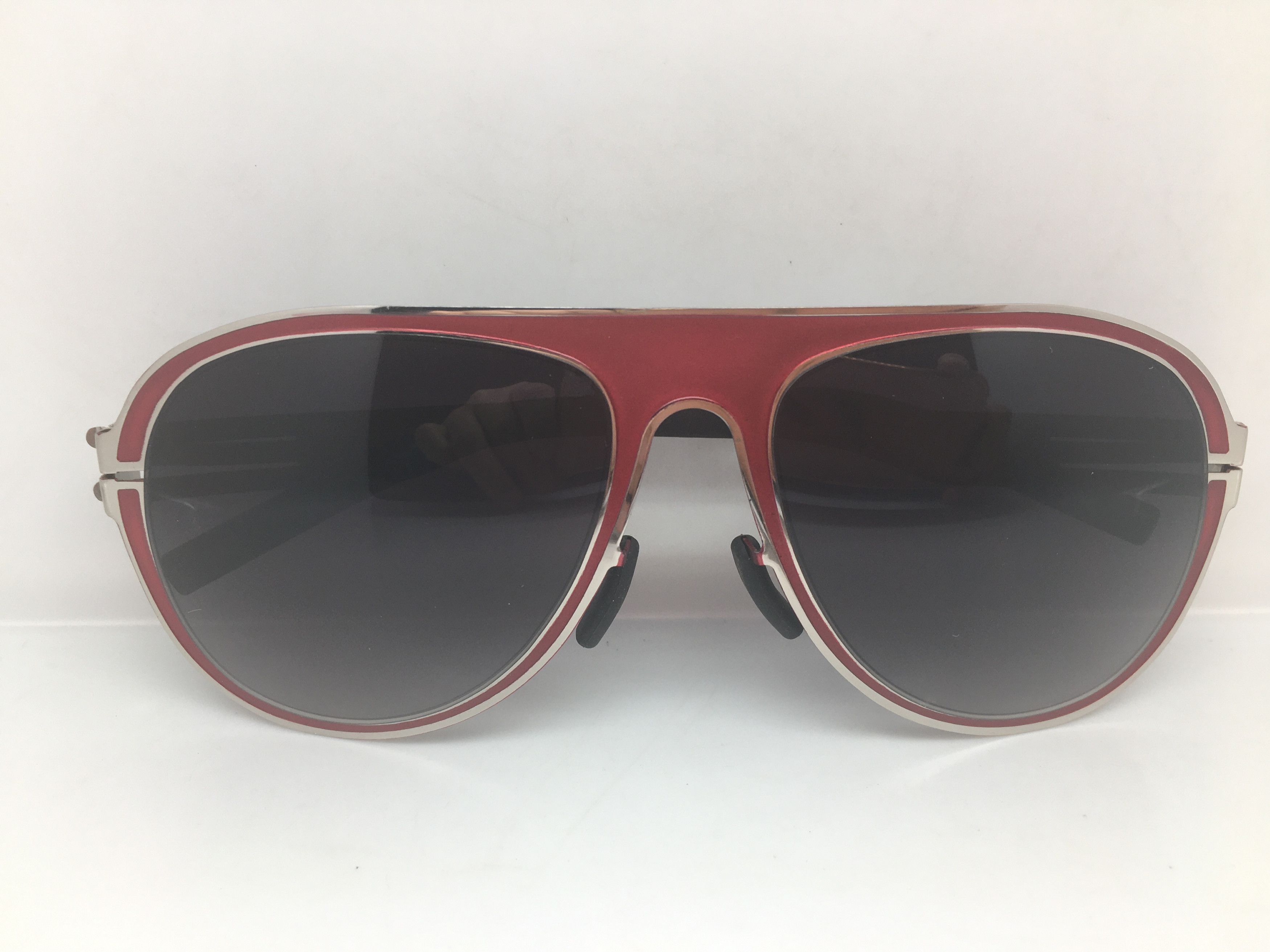 Other FEADERZ YEPERDOODLE Red Silver Alloy Aviator Sunglasses Size ONE SIZE - 7 Thumbnail
