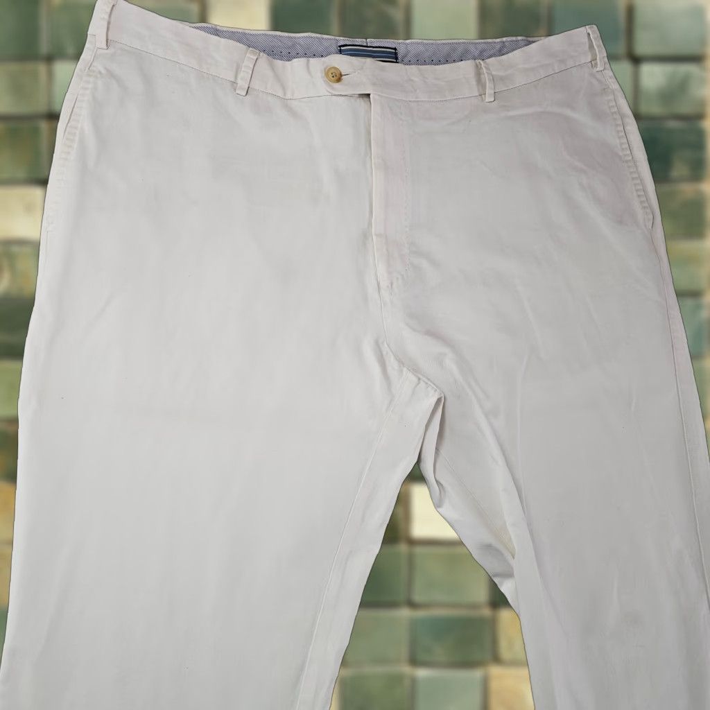 Peter Millar Peter Millar Raleigh Washed Chino Pants Mens 42 Ivory Twill Cotton Khakis 42x31 Regular Straight Vintage: No Size US 42 / EU 58 - 1 Thumbnail