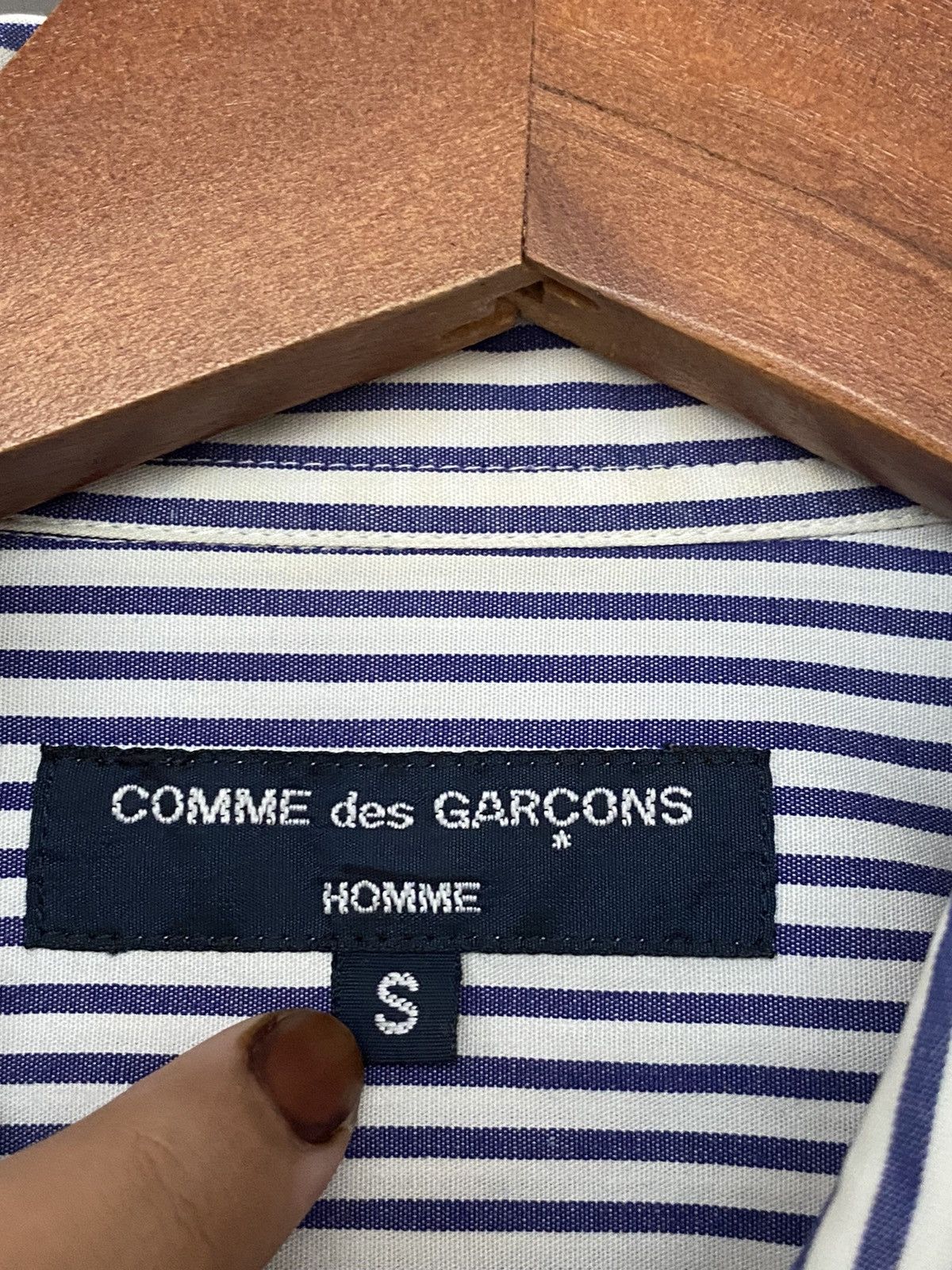 Comme des Garcons Vintage Brand Comme Des Garcons Homme Shirt 1990s Size US S / EU 44-46 / 1 - 11 Thumbnail