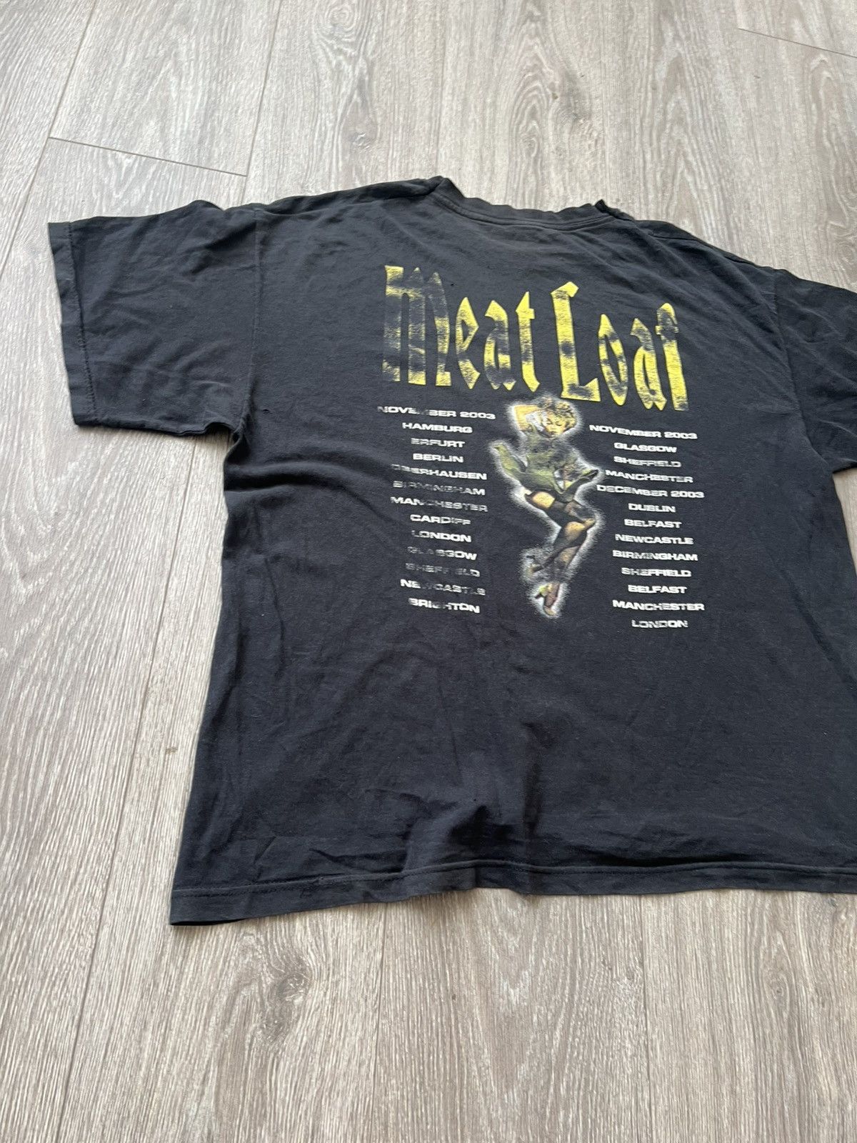 Band Tees Vintage 00s Meat Loaf Band T-Shirt Rock Merch Size US XL / EU 56 / 4 - 15 Thumbnail