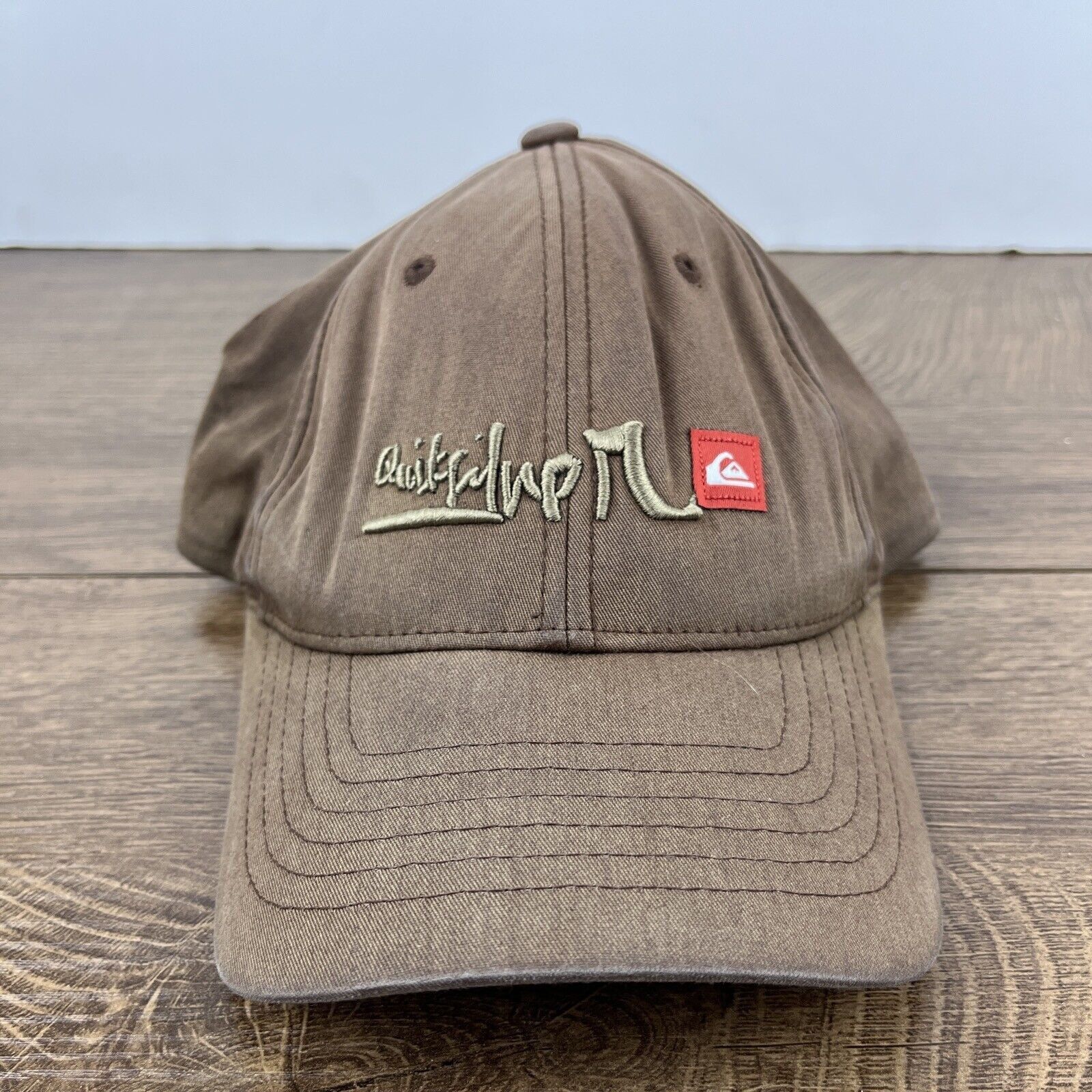 Other Quicksilver Brown Hat Quick Silver Tan Hat Adjustable Adult Size ONE SIZE - 3 Thumbnail