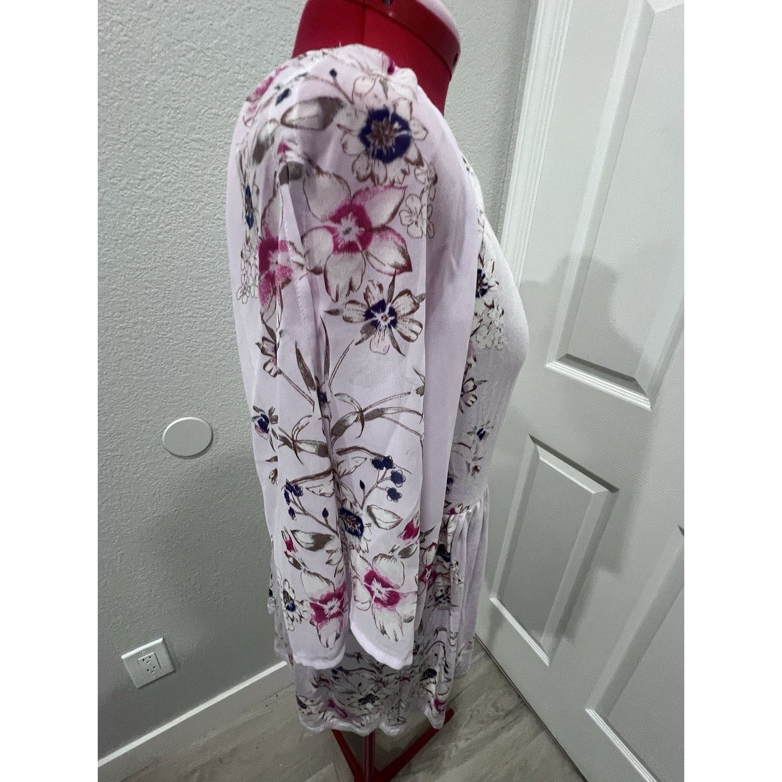 Anthropologie Anthropologie One September Pink Floral Garden Border Fairy Size XS / US 0-2 / IT 36-38 - 8 Thumbnail