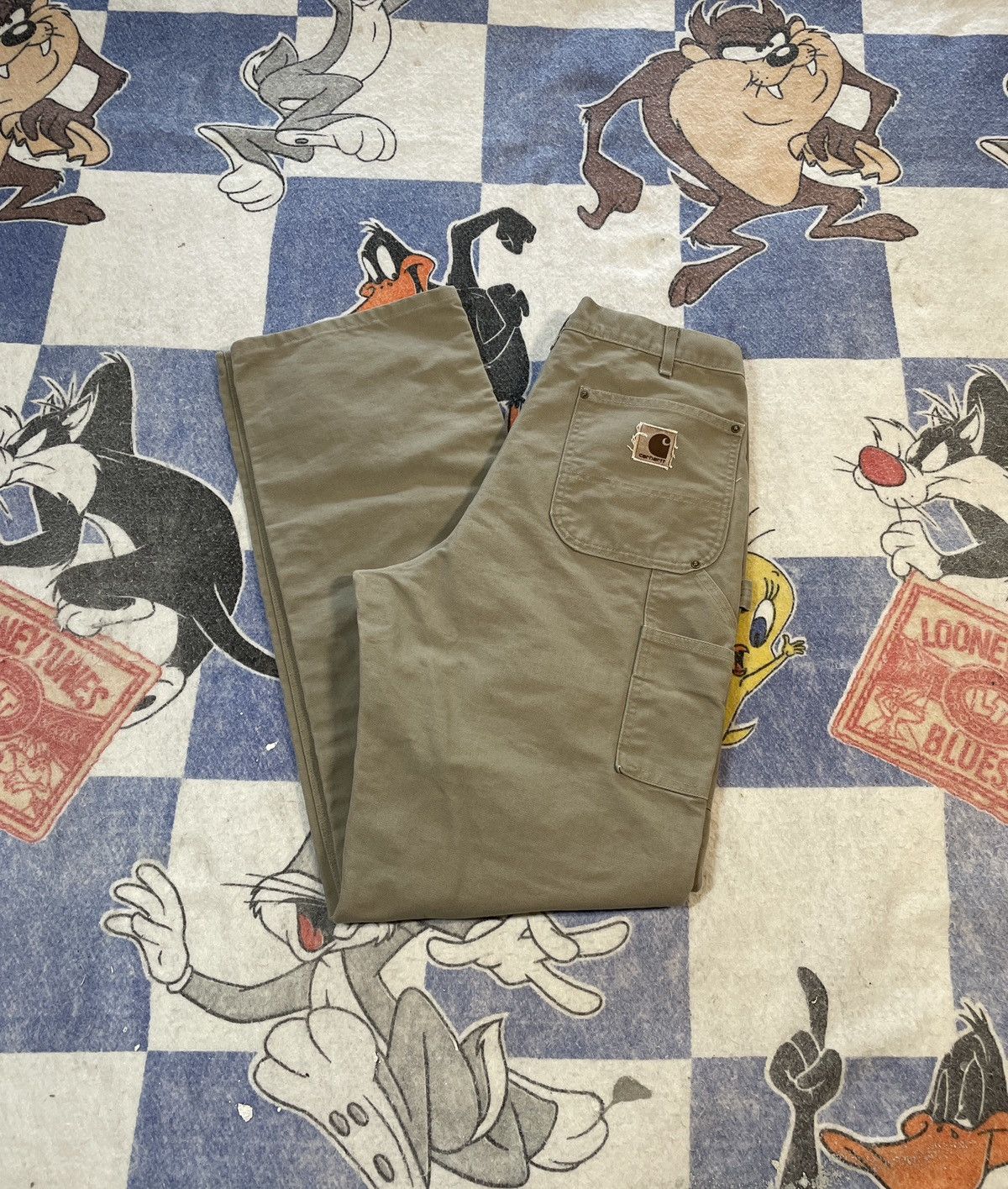 Carhartt Vintage carhartt double knee work pants Size US 33 - 1 Thumbnail