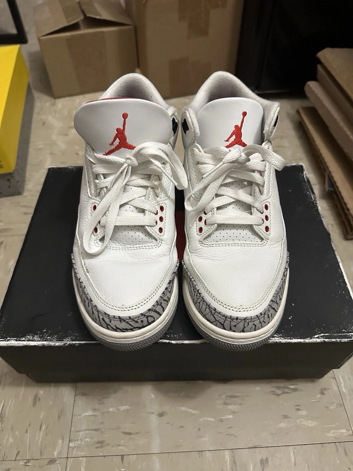 Nike Nike Air Jordan 3 White Cement Reimagined Size US 8 / EU 41 - 3 Thumbnail