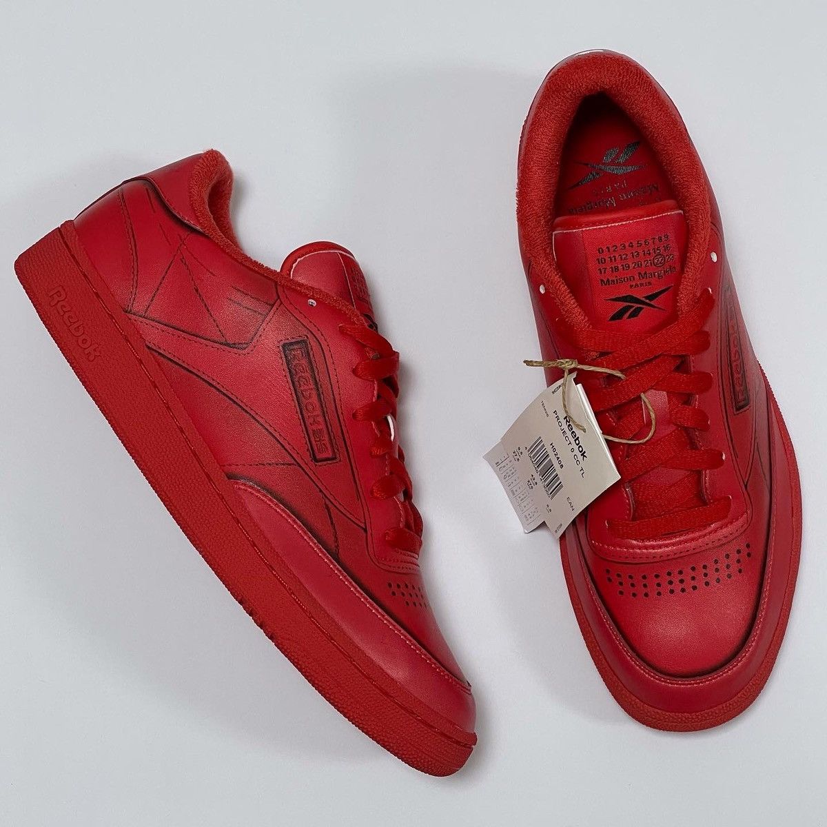 Maison Margiela × Reebok Maison Margiela X Reebok Classic Sneakers Club C Size US 9.5 / EU 42-43 - 1 Thumbnail