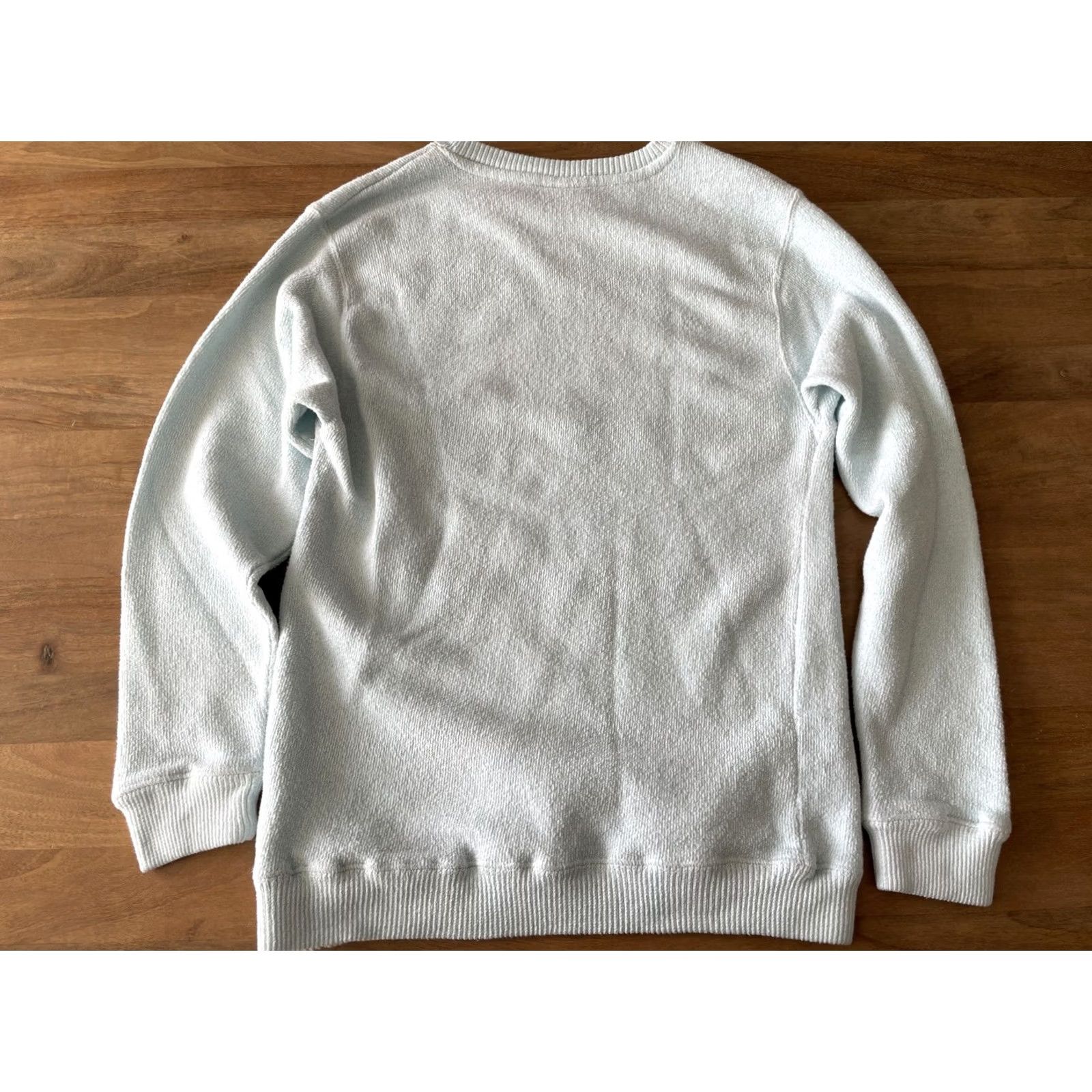 Vintage VINTAGE Martha's Vineyard Sweatshirt Womens L Light Blue Terry Massachusetts USA Size L / US 10 / IT 46 - 3 Thumbnail