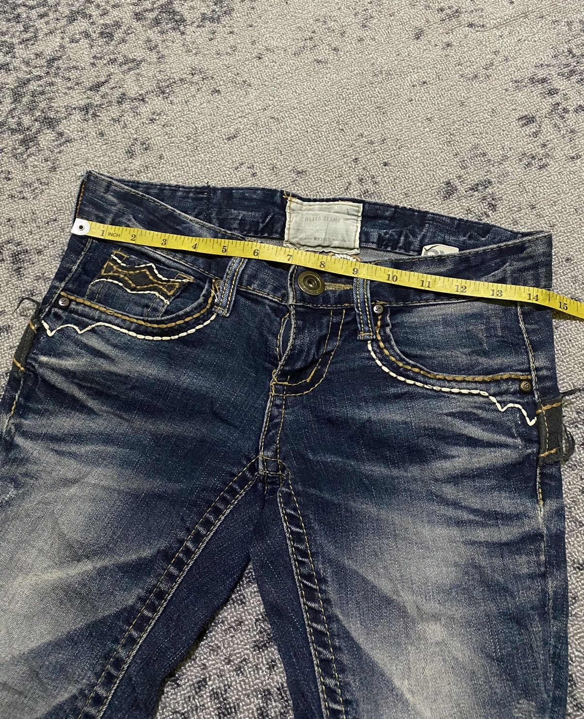 If Six Was Nine × Japanese Brand Y2k Lolita ifsixwasnine skinny jeans Size 29" - 7 Thumbnail