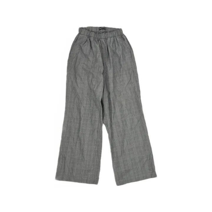 Balenciaga Balenciaga Balenciaga Gray Check WideLeg Casual Pants -250 Size US 44 / EU 60 - 2 Thumbnail