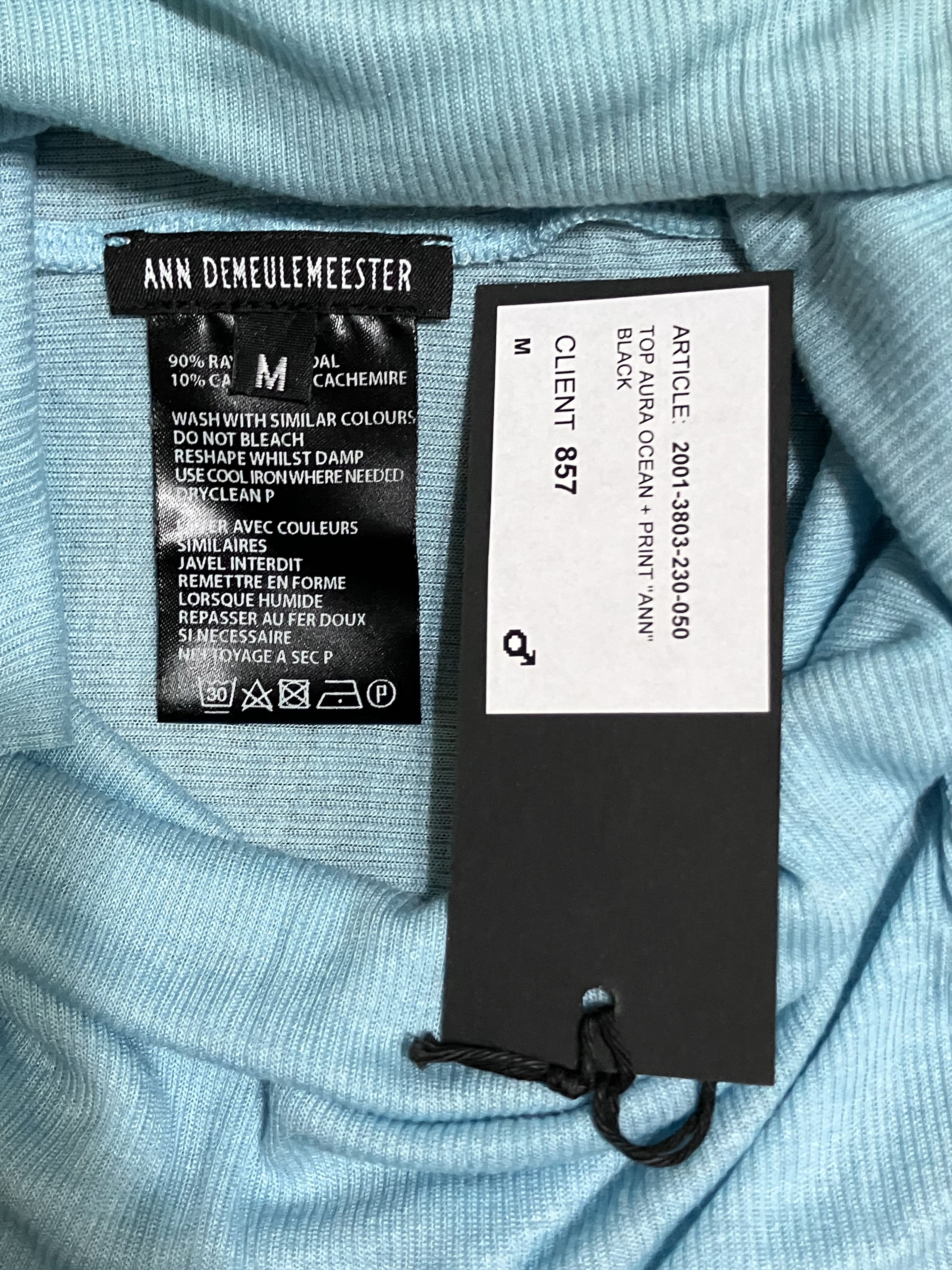 Ann Demeulemeester SS20 OCEAN LEVEL TANK (M) Size US M / EU 48-50 / 2 - 4 Thumbnail