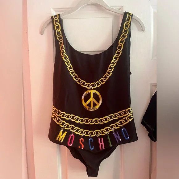 Moschino Moschino Swimsuit Bathing Suit Bodysuit One Piece Swimwear L Size L / US 10 / IT 46 - 2 Thumbnail