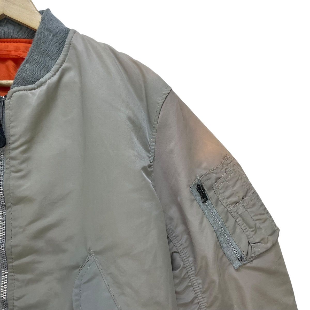 Alpha Industries 💥Vintage Faded Alpha Industries Bomber Flight Jacket Size US M / EU 48-50 / 2 - 5 Thumbnail