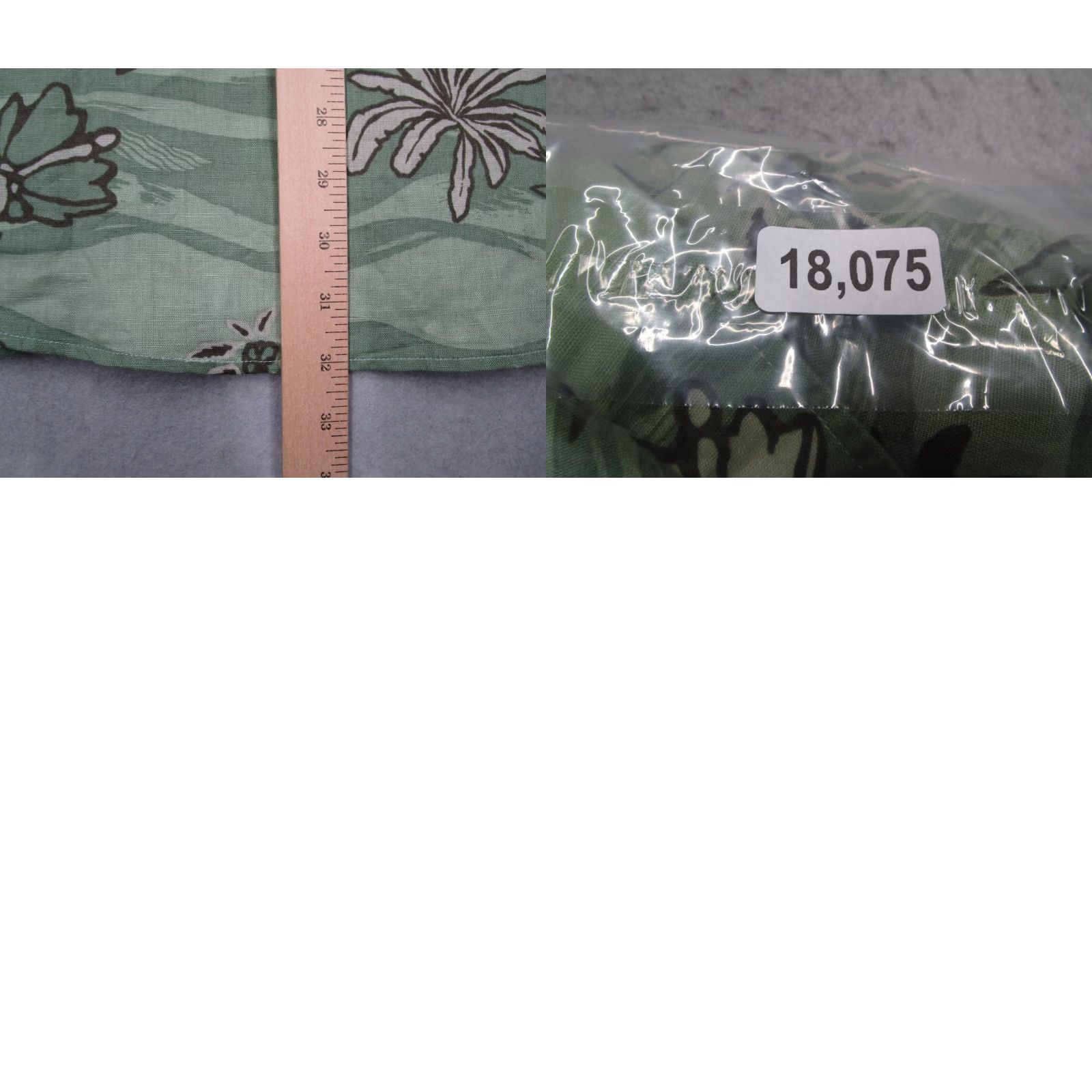Rip Curl RIP CURL Shirt Mens XL Green Floral Linen Blend Button-Up Hawaiian Size US XL / EU 56 / 4 - 8 Thumbnail