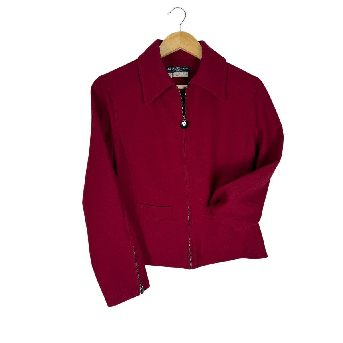 Salvatore Ferragamo 🌟SALVATORE FERRAGAMO ZIPPER JACKET Size S / US 4 / IT 40 - 1 Thumbnail