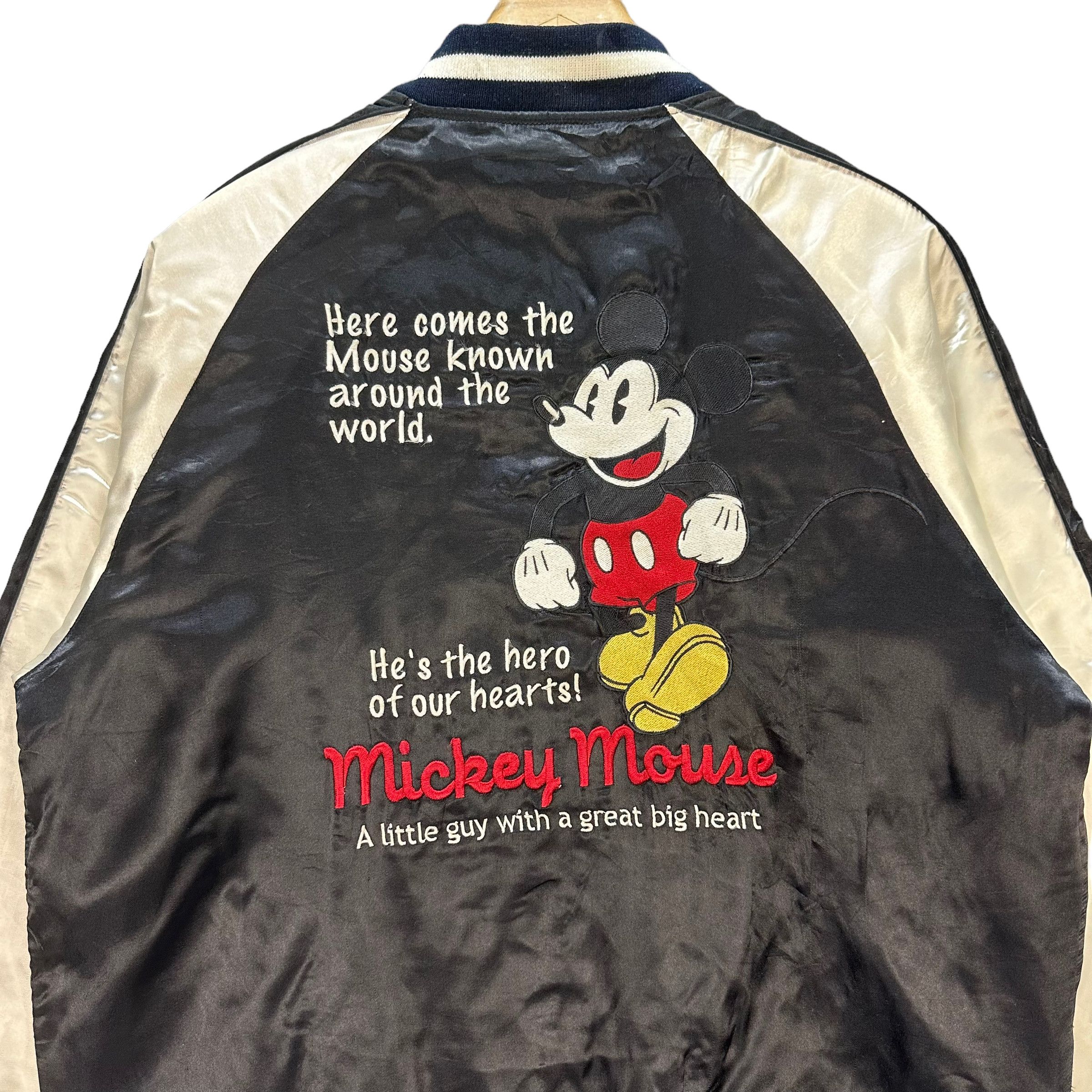 Disney DISNEY MICKEY MOUSE EMBROIDERY LOGO BOMBER JACKET #8375-006 Size US L / EU 52-54 / 3 - 2 Thumbnail