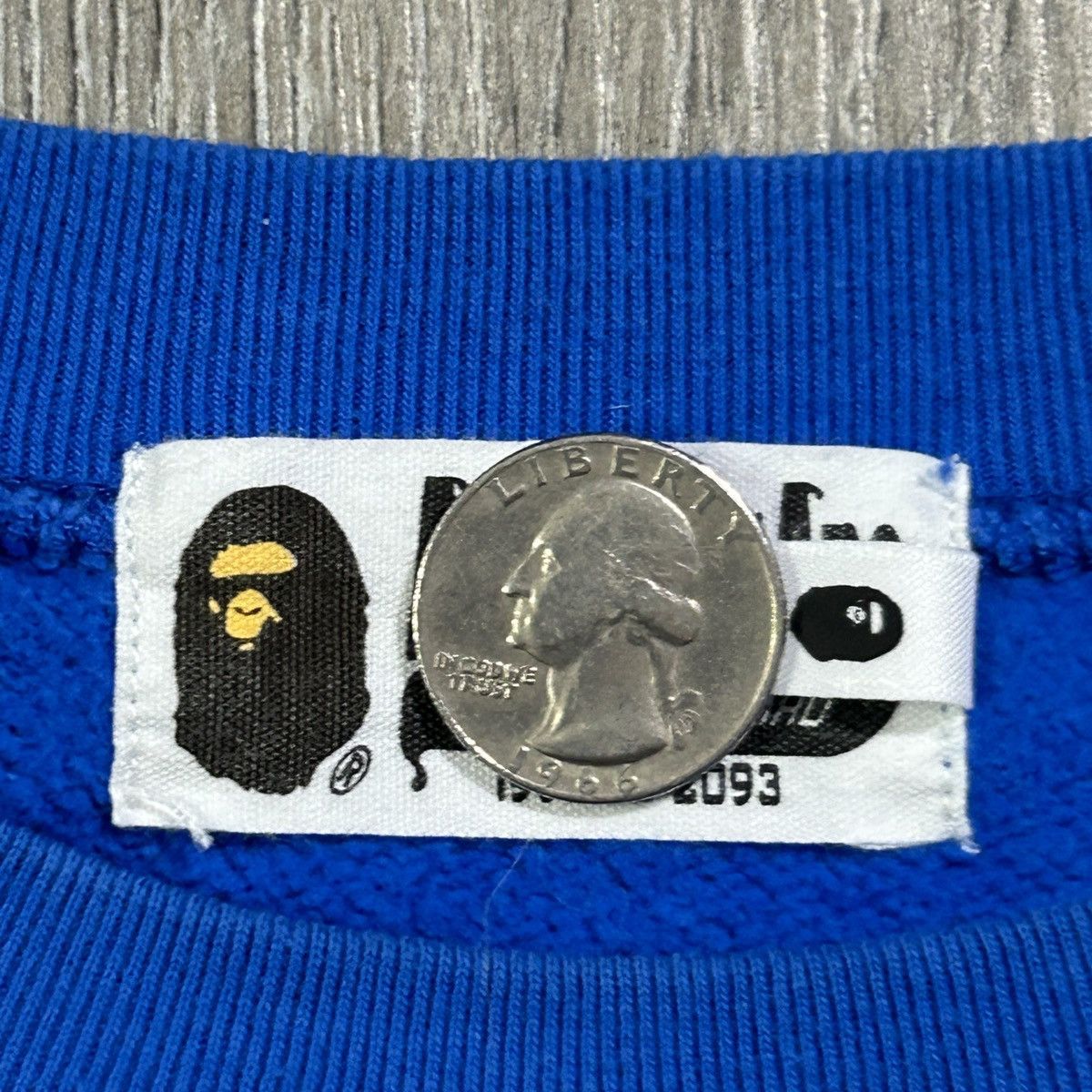 Bape BAPE Embroidered Shark Blue Sweatshirt Size US M / EU 48-50 / 2 - 6 Thumbnail