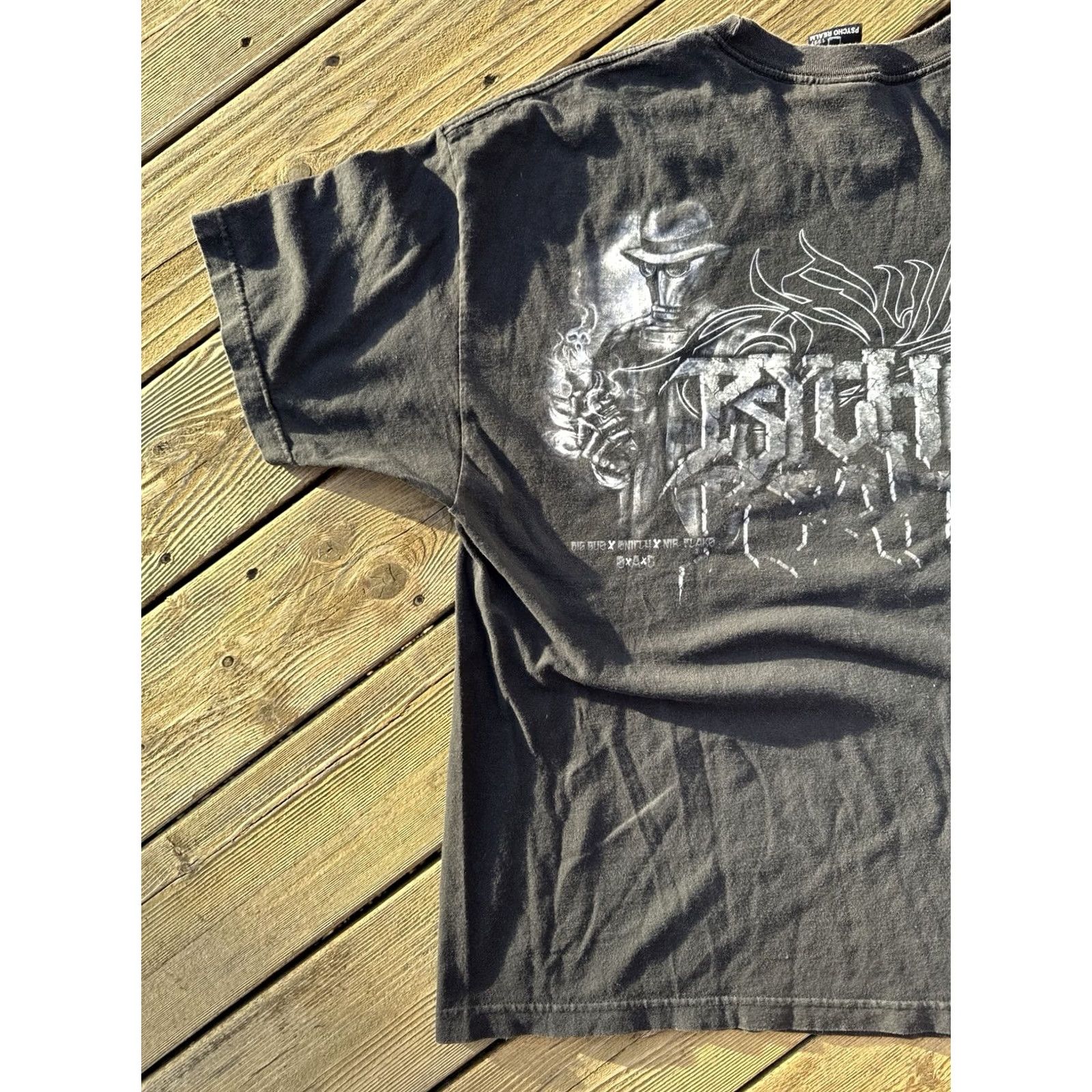 Doublet VINTAGE Psycho Realm T Shirt 1997 XXL Double Sided Rap Hip Hop Fade Black Mens Size US XXL / EU 58 / 5 - 7 Thumbnail