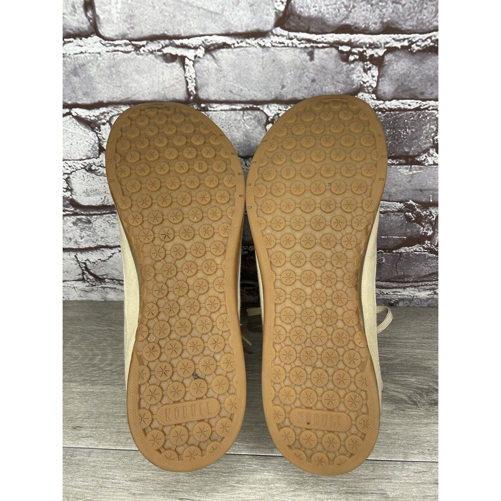 Other Nobull Mid Desert Trainer Canvas Beige Fabric Lace Up Sneake Size US 13 / EU 46 - 21 Thumbnail