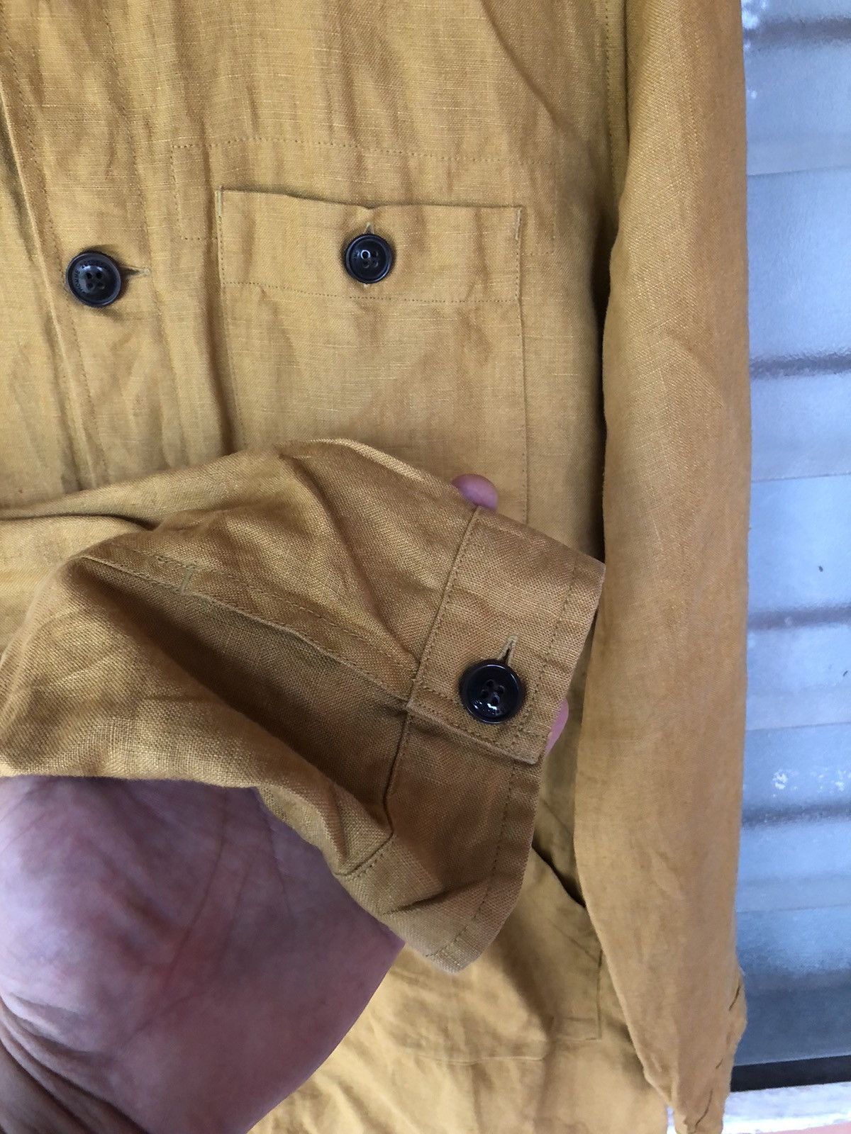 291295=Homme Vintage 291295 Homme Linen Jacket Size US M / EU 48-50 / 2 - 5 Thumbnail