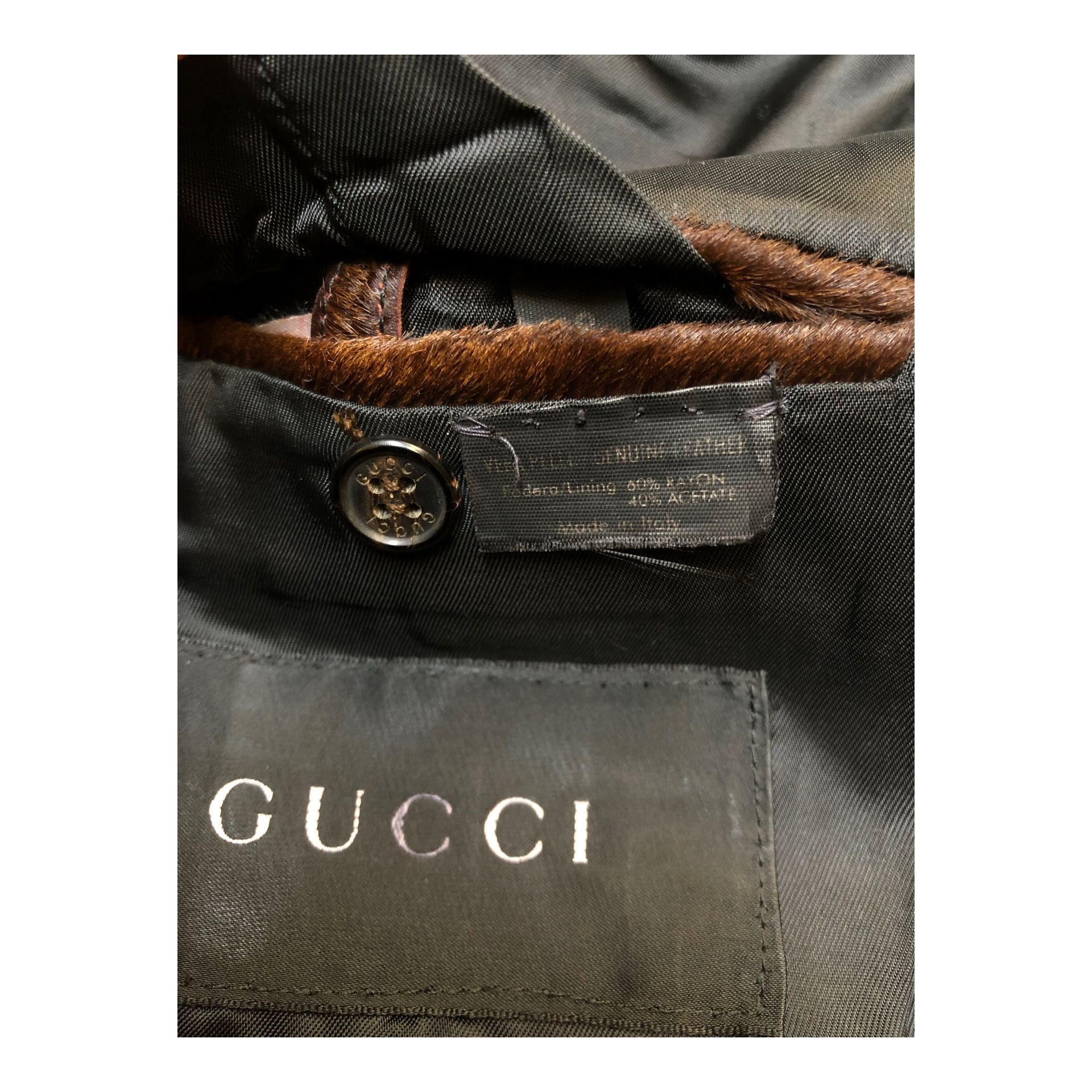 Gucci 🔥💯Rare GUCCI by TOM FORD Pony Hair Jacket A/W00' Runaway Size US M / EU 48-50 / 2 - 11 Thumbnail