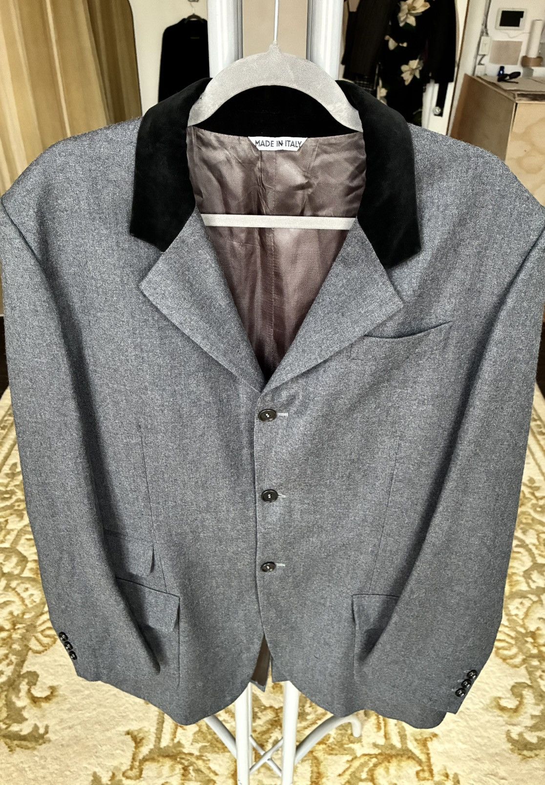 Katharine Hamnett London Katharine Hamnett Vintage Velvet Collar Sport Coat Size US M / EU 48-50 / 2 - 3 Thumbnail