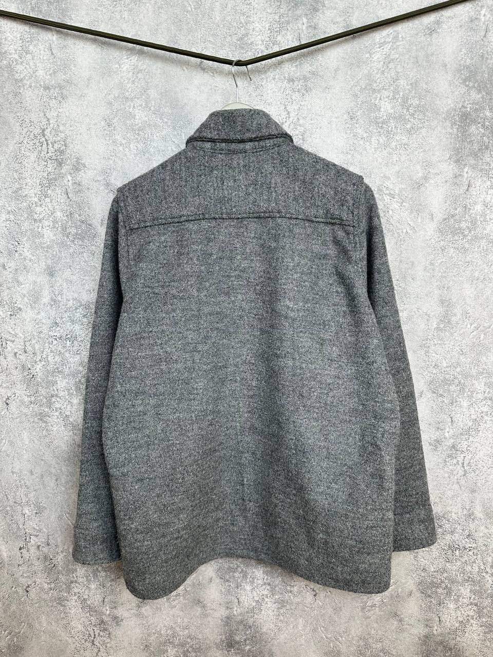 Percival Percival Wool Blend Overshirt Jacket Button Up with Pockets Size US L / EU 52-54 / 3 - 2 Thumbnail