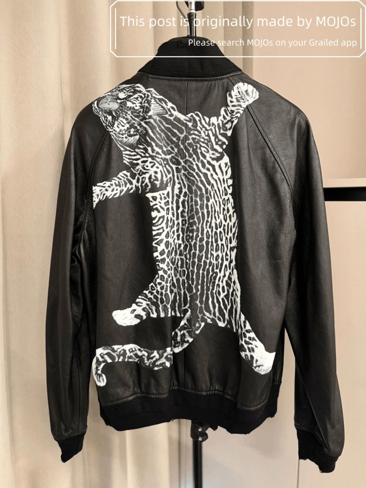 Saint Laurent Paris saint laurent 16ss leopard and crystal leather