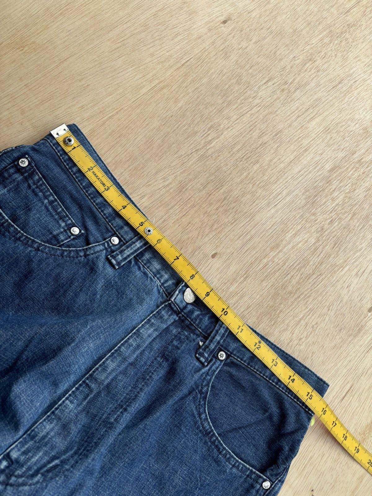 Hysteric Glamour × Japanese Brand The Fighting Suns Peace Love Denim Jeans Size US 31 - 11 Thumbnail