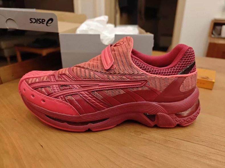 Kiko Kostadinov Kiko KostadinovAsics collaboration red color sports shoes Size US 9 / EU 42 - 1 Thumbnail