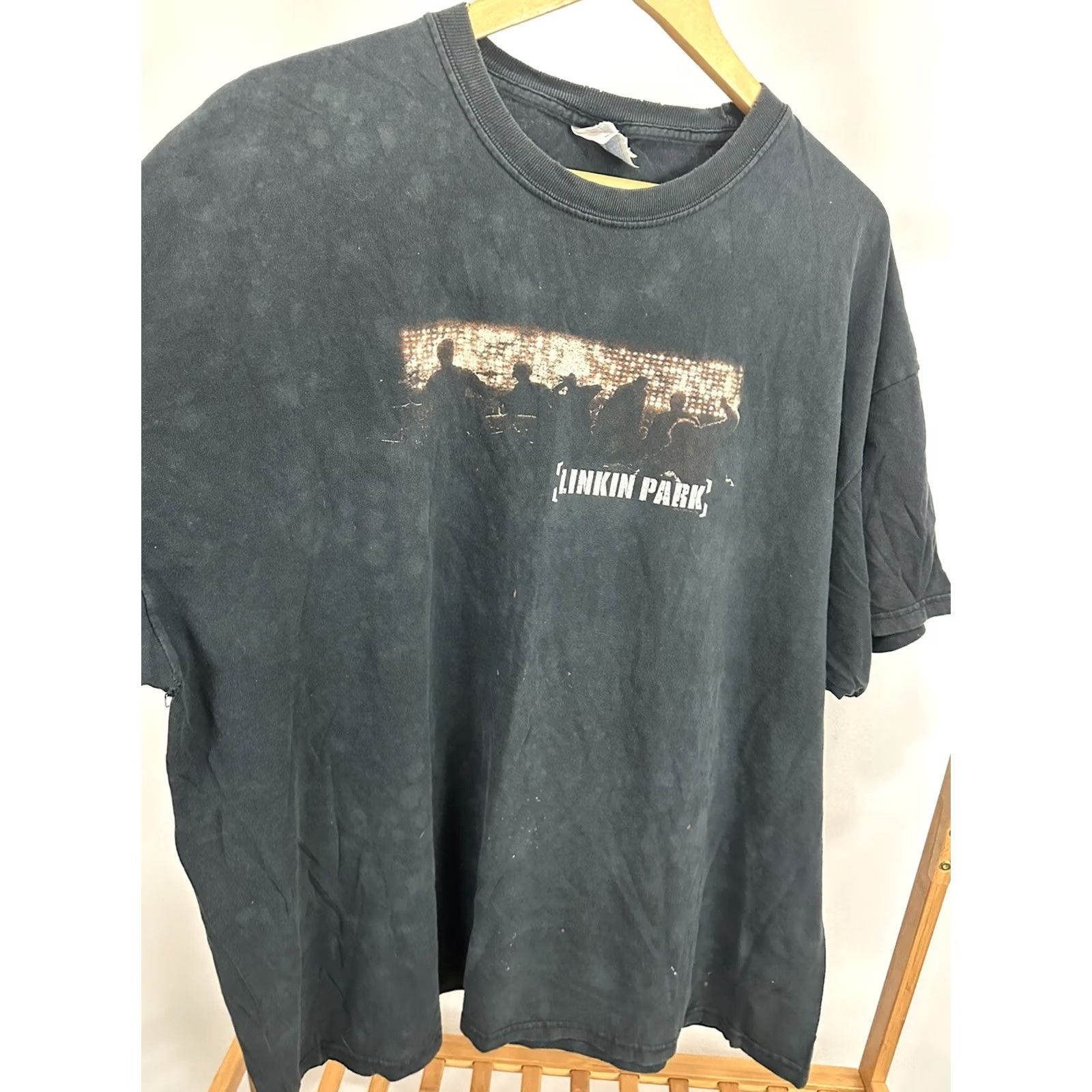 Hanes VINTAGE Linkin Park Live Meteora Concert Tour Band T-Shirt 2XL Black Mens Shirt Size US XXL / EU 58 / 5 - 3 Thumbnail