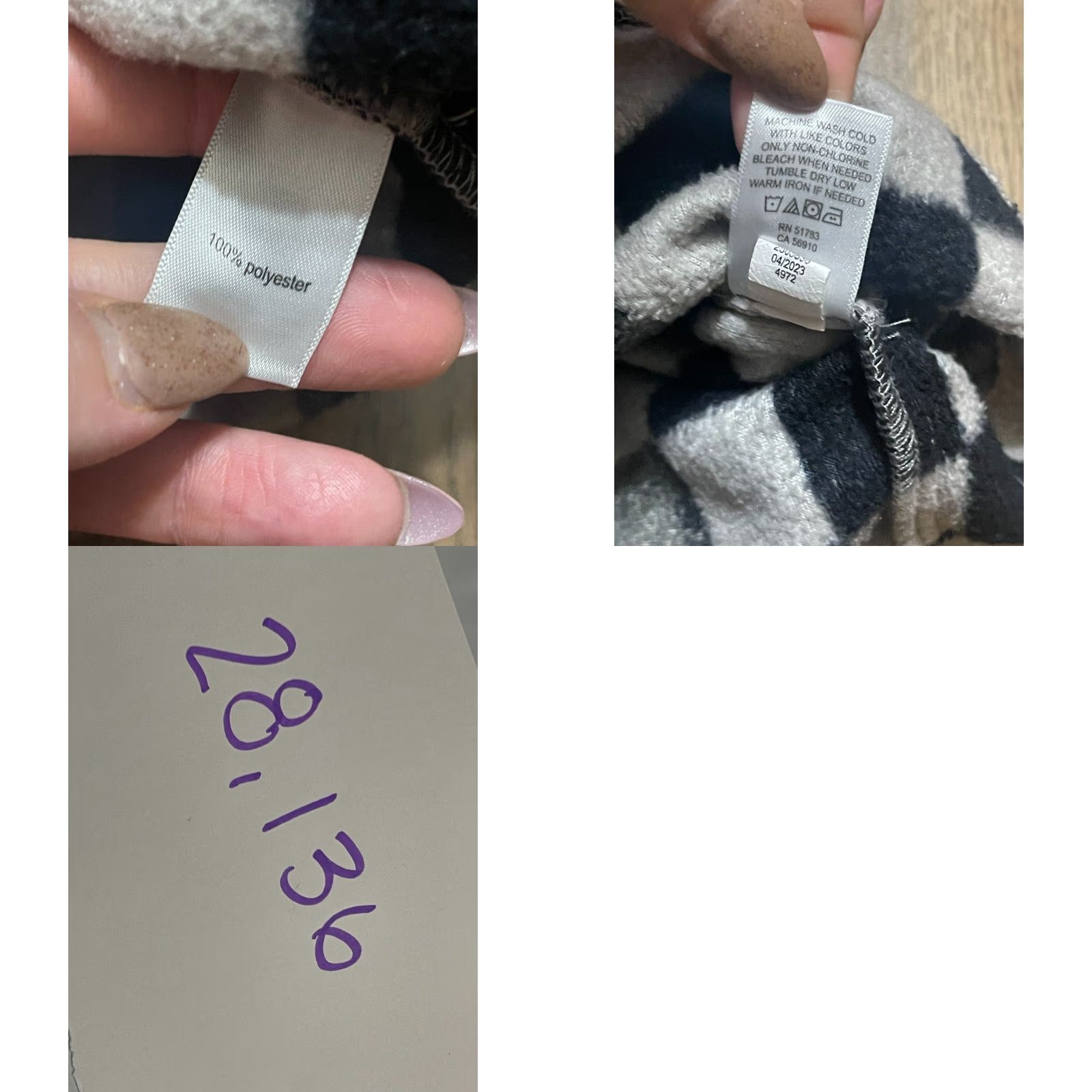 Vintage Maurices Shirt Womens Small Gray Black Checkered Button Up Long Sleeve Casual Modern Fall Spring Summer Womens Size S / US 4 / IT 40 - 8 Thumbnail