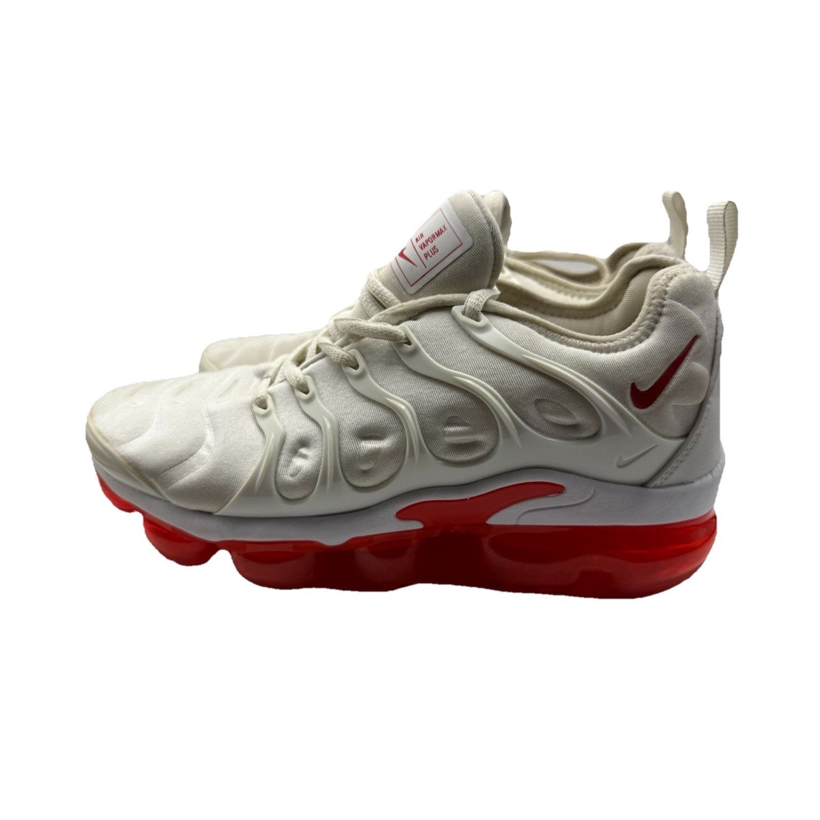 Nike Nike Air Vapormax Plus Mens 8 White University Red Sneakers Size US 8 / EU 41 - 2 Thumbnail