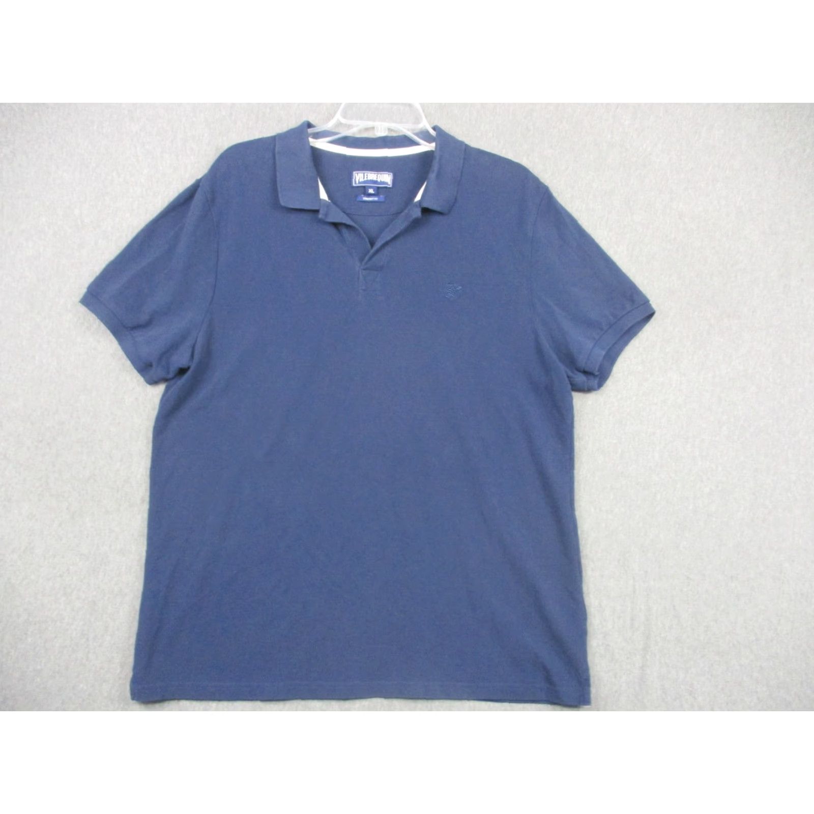 Vilebrequin Vilebrequin Polo Shirt Mens XL Navy Blue Comfort Fit Embroidered Turtle Casual Classic Shirt Size US XL / EU 56 / 4 - 2 Thumbnail
