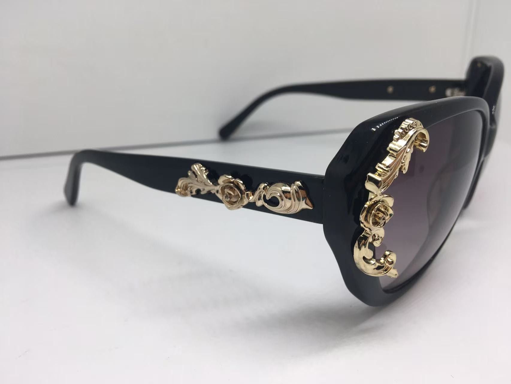 Other Handmade Black Acetate Oversize Sunglasses Frame Size ONE SIZE - 1 Thumbnail
