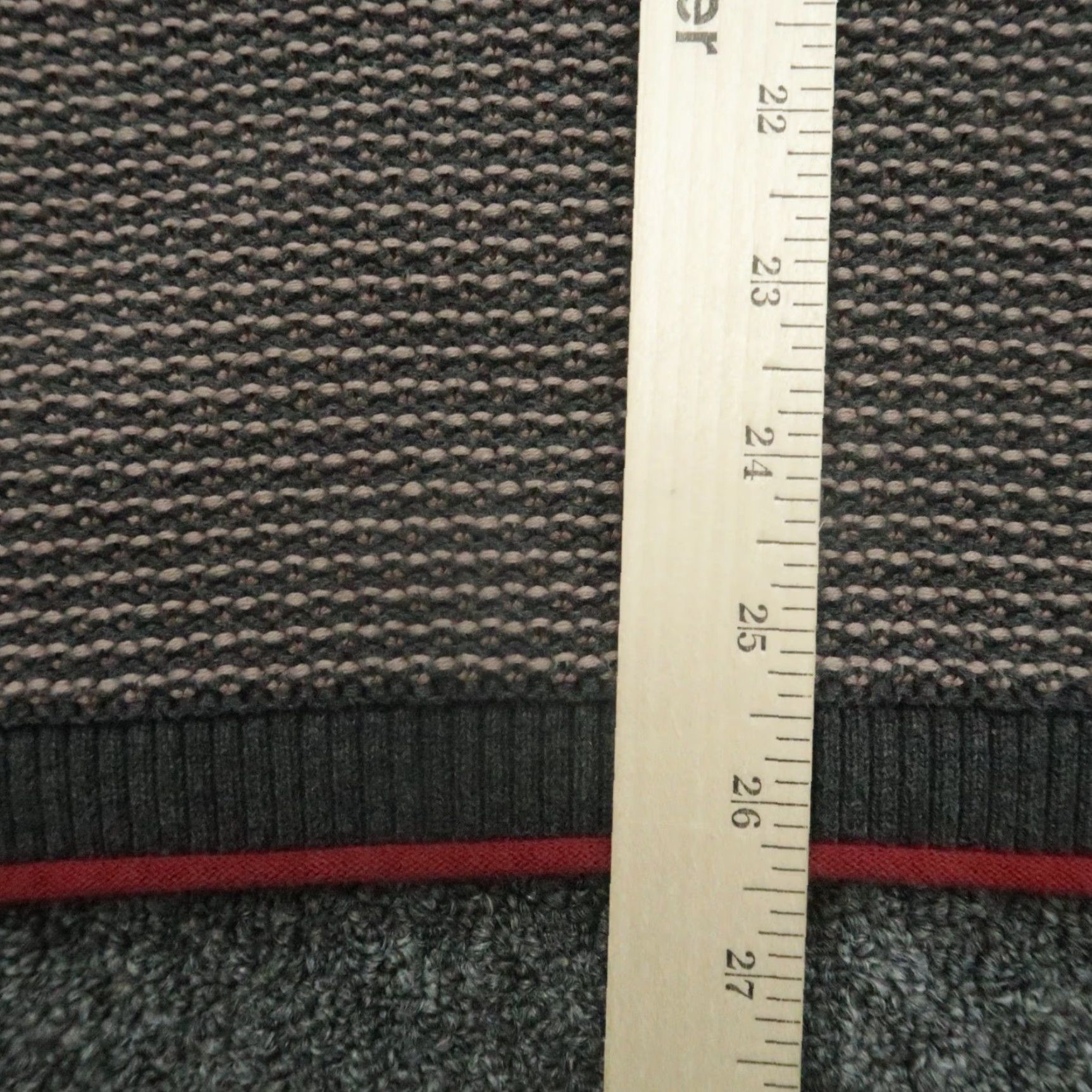 Carbon2Cobalt Carbon 2 Cobalt Sweater Mens XL Gray Bark Oslo 1/4 Zip Hooded Knit Size US XL / EU 56 / 4 - 7 Thumbnail