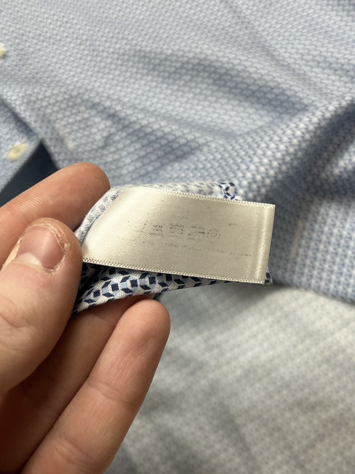 Eton Eton Geometric Pattern Shirt (Y0202) Size US M / EU 48-50 / 2 - 9 Thumbnail