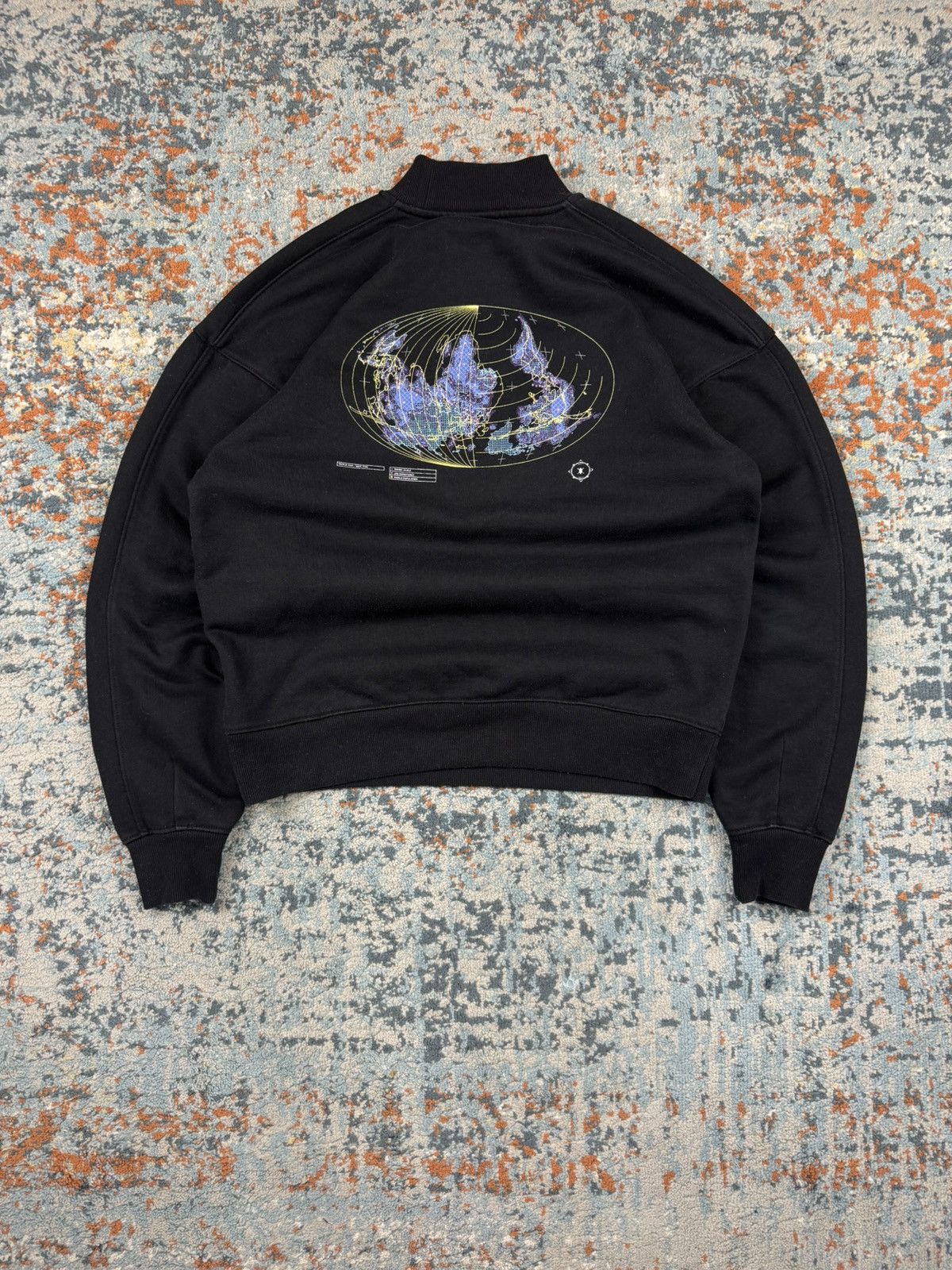Daily Paper × Vintage Daily Paper world map 2100 graphic sweatshirt crewneck Size US S / EU 44-46 / 1 - 1 Thumbnail