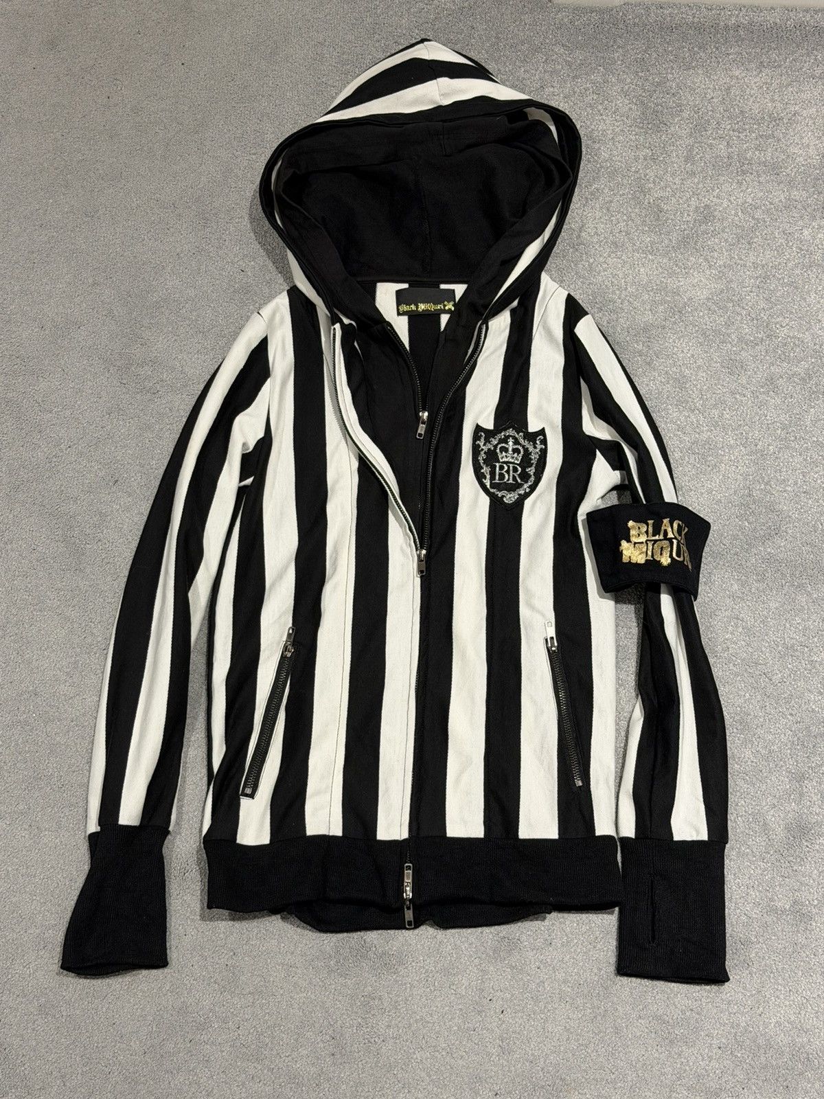 Other Black MiQuri double prisoner zip hoodie Size US S / EU 44-46 / 1 - 1 Thumbnail