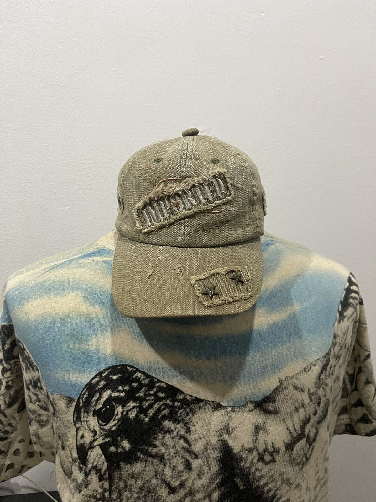 If Six Was Nine Imported Patch Distressed Hat Size ONE SIZE - 1 Thumbnail