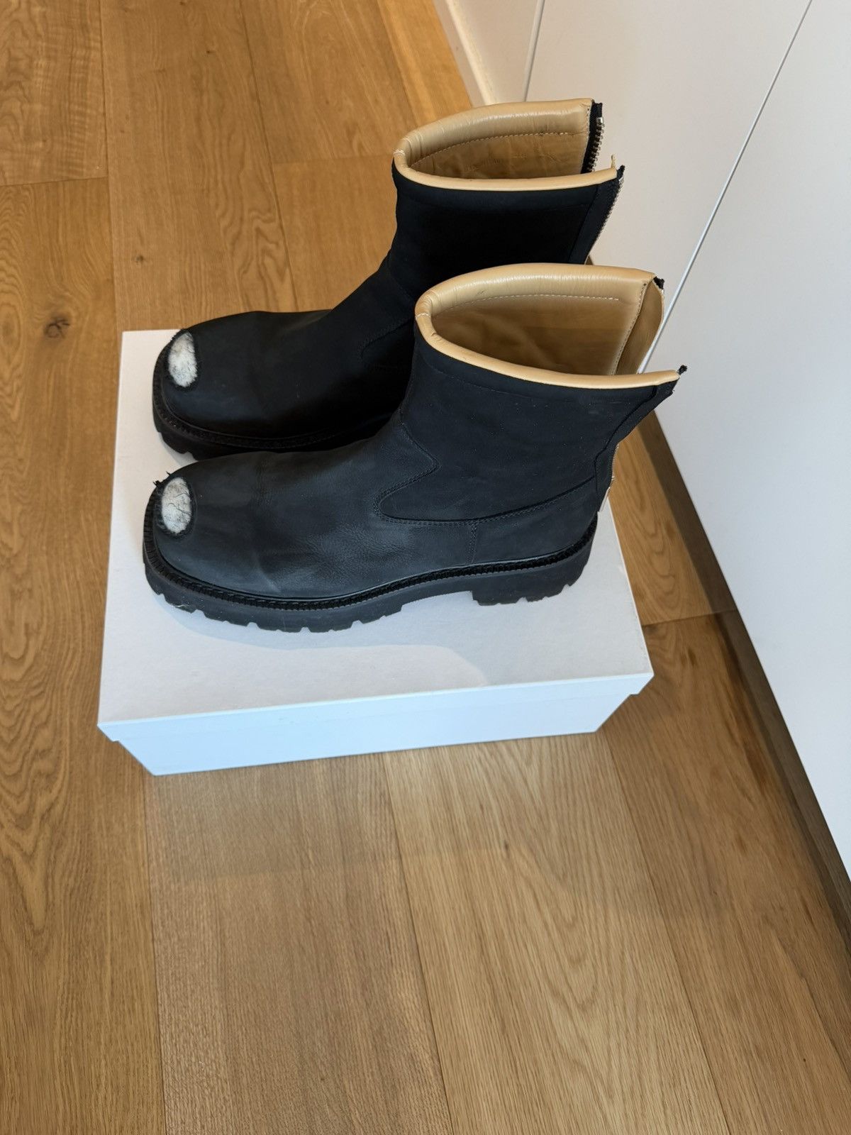 Maison Margiela MM6 Maison Margiela Distressed Boots Size US 10 / EU 43 - 3 Thumbnail