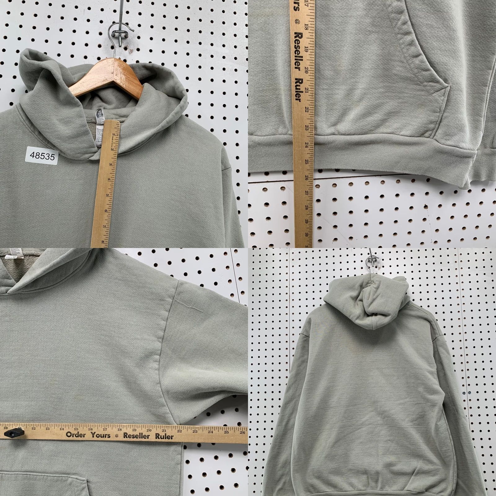 Los Angeles Apparel Los Angeles Apparel Hoodie Mens Medium Sage Green Heavy Fleece 14oz USA Size US M / EU 48-50 / 2 - 9 Thumbnail