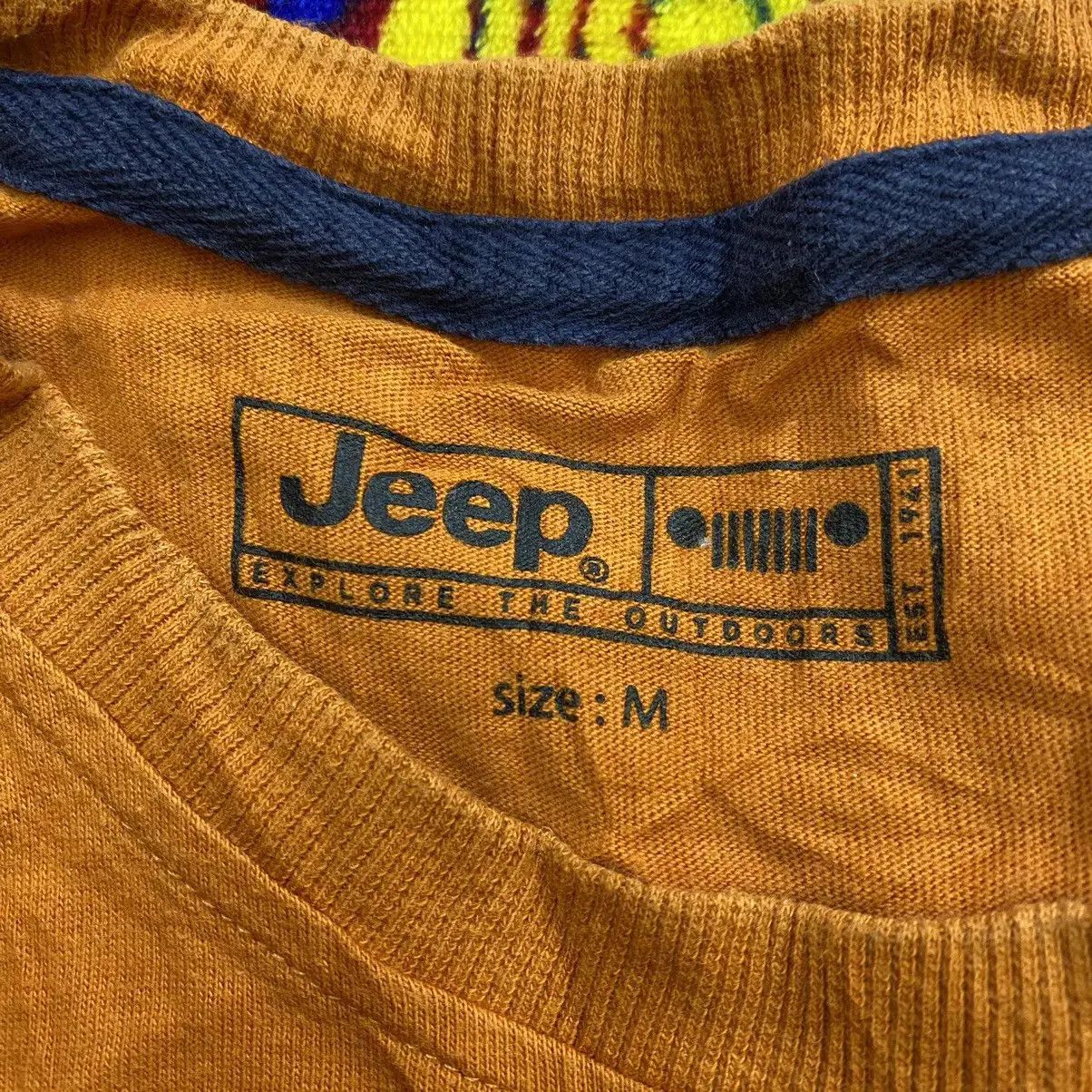Jeep JEEP Nature Outdoor Mountain Orange Tee Shirt Top Size US M / EU 48-50 / 2 - 5 Thumbnail