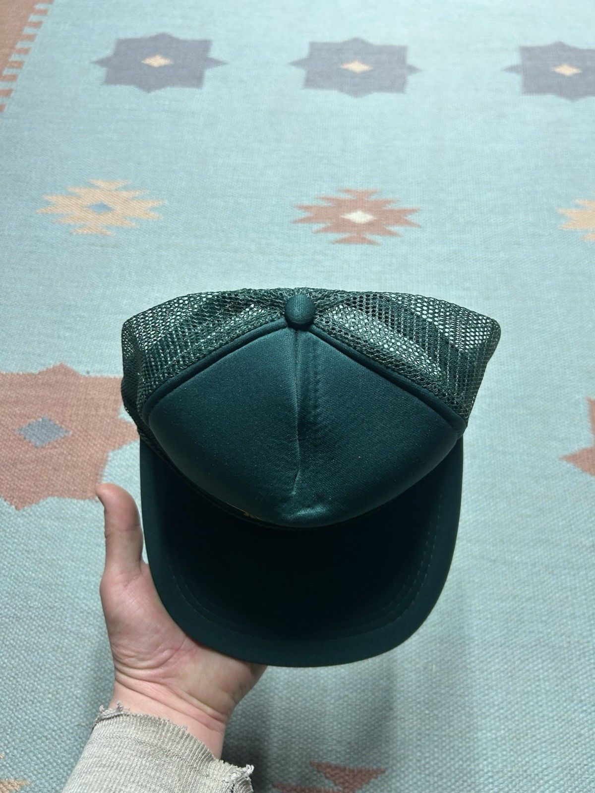 Vintage Vtg trucker hat cap Ittner bean & grain auburn Michigan farm Size ONE SIZE - 3 Thumbnail