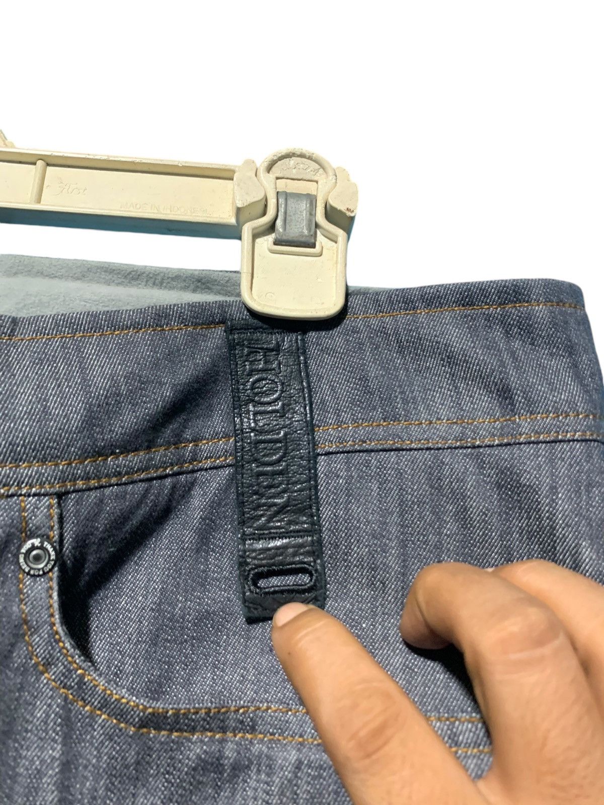 If Six Was Nine Holden multi zip flare denim layered jeans ifsixwasnine Size US 35 - 9 Thumbnail