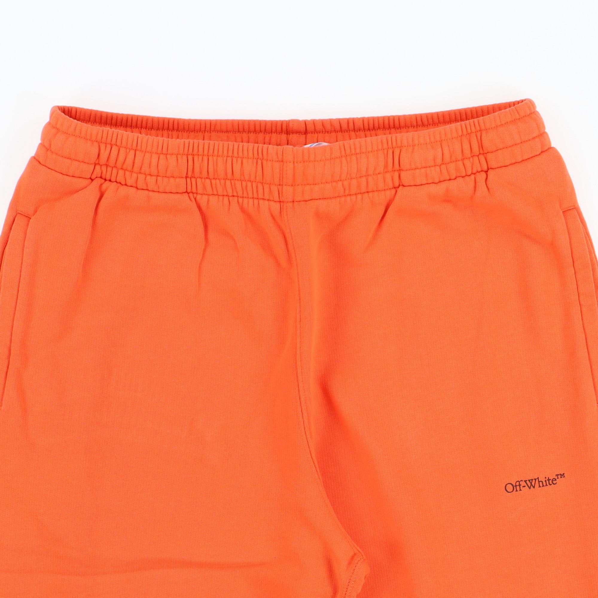 Off-White Orange Sprayed Stencil Arrows Logo Sweatpants Size 28" / US 6 / IT 42 - 6 Thumbnail